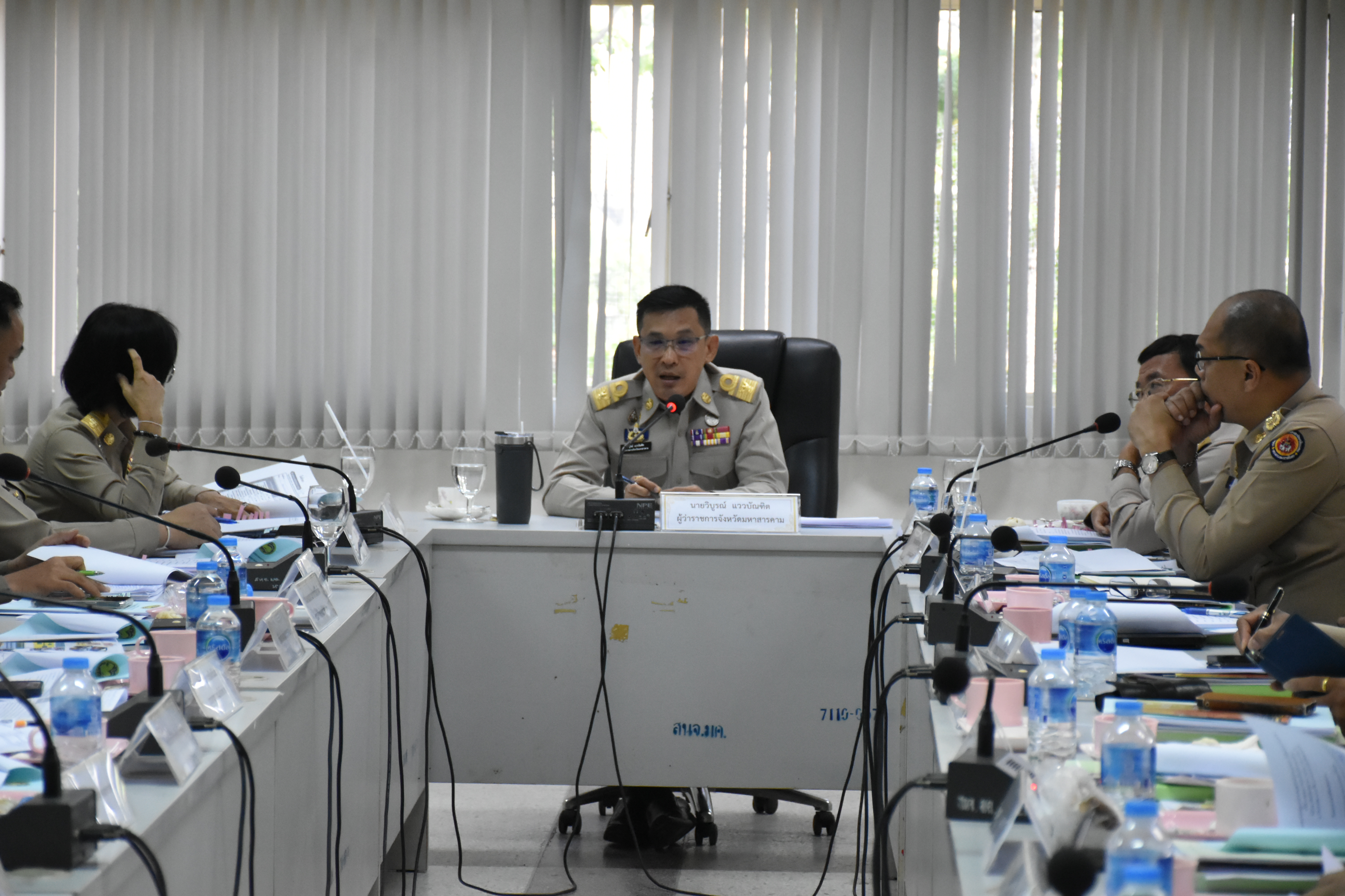 พช.มหาสารคาม ร่วมประชุมนายอำเภอและหัวหน้าส่วนราชการสังกัดกระทรวงมหาดไทย จังหวัดมหาสารคาม ประจำเดือน มีนาคม 2567