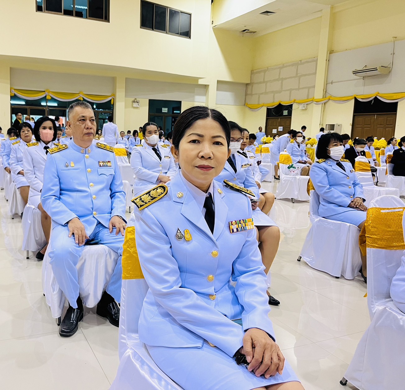 พช.มหาสารคาม ร่วมพิธีถวายราชสักการะแด่ พระบาทสมเด็จพระบรมชนกาธิเบศร มหาภูมิพล อดุลยเดชมหาราช บรมนาถบพิตร “พระบิดาแห่งมาตรฐานการช่างไทย” เนื่องใน “วันมาตรฐานฝีมือแรงงานแห่งชาติ” ประจำปี 2567