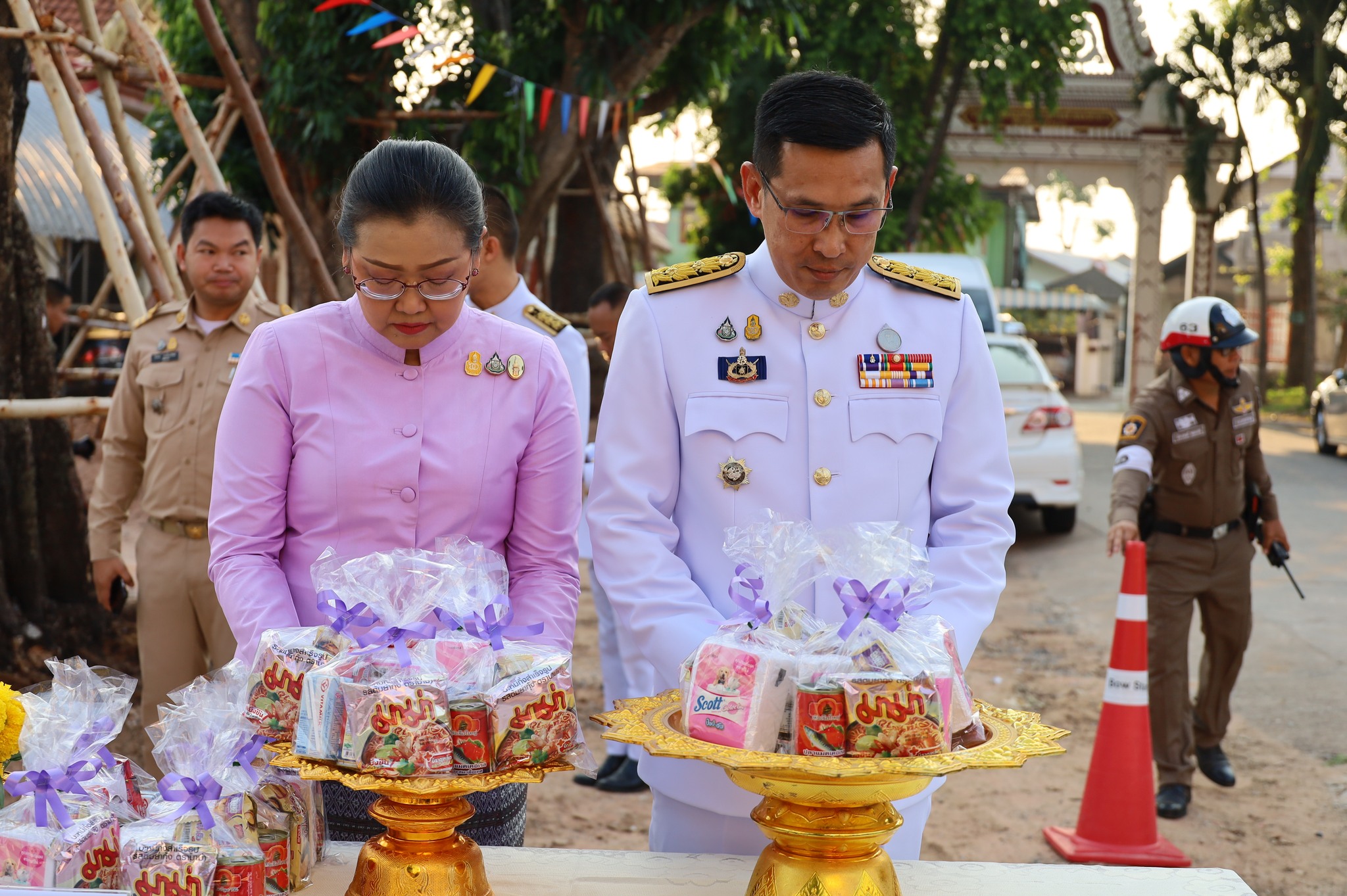 พช.มหาสารคาม ร่วมกิจกรรมเฉลิมพระเกียรติสมเด็จพระกนิษฐาธิราชเจ้า กรมสมเด็จพระเทพรัตนราชสุดาฯ สยามบรมราชกุมารี เนื่องในโอกาสวันคล้ายวันพระราชสมภพ ๒ เมษายน ๒๕๖๗ และวันอนุรักษ์มรดกไทย