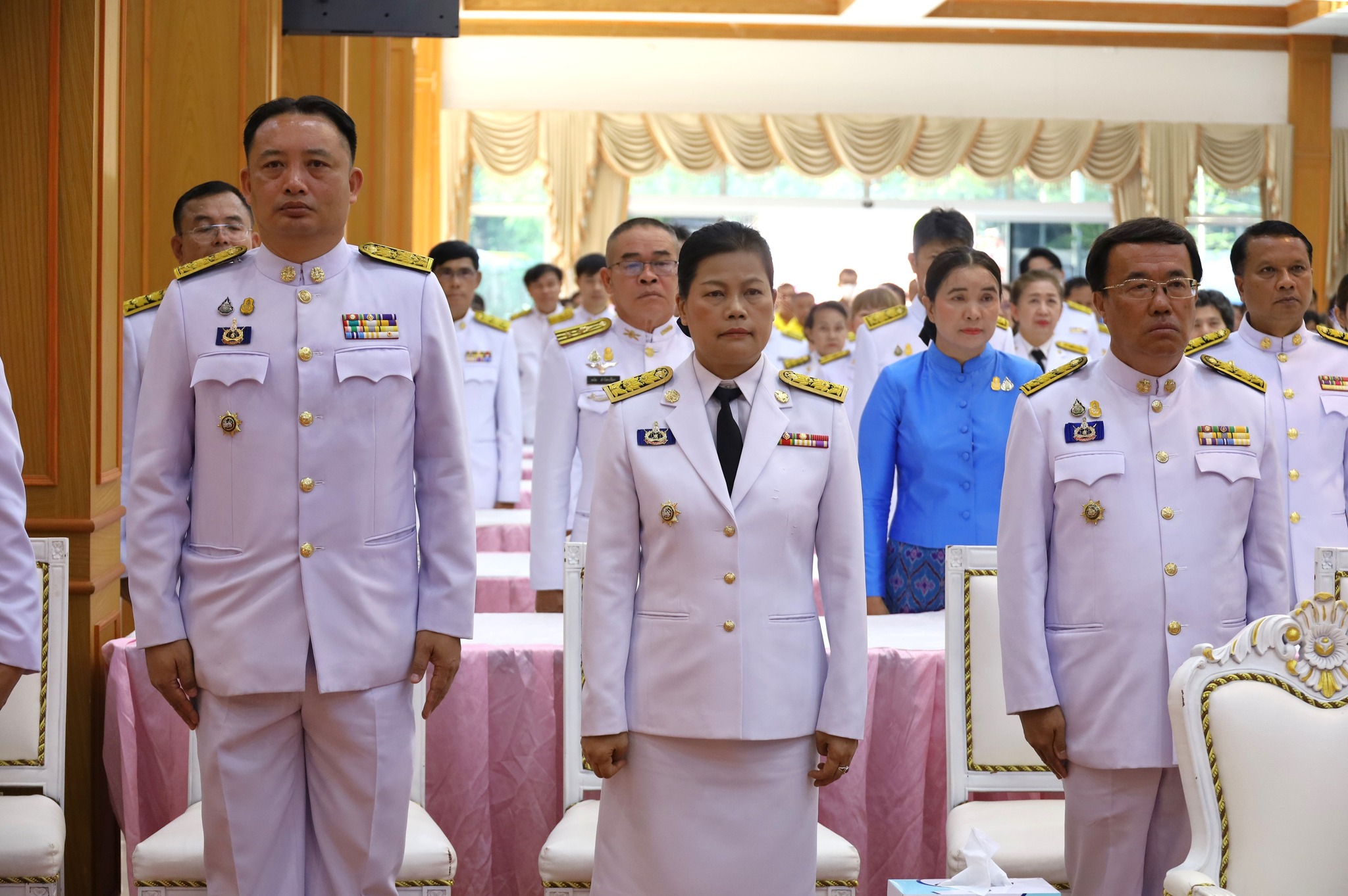 พช.มหาสารคาม ร่วมพิธีทำบุญตักบาตรถวายพระราชกุศล เนื่องในโอกาสวันคล้ายวันประสูติ สมเด็จพระเจ้าลูกยาเธอ เจ้าฟ้าทีปังกรรัศมีโชติฯ