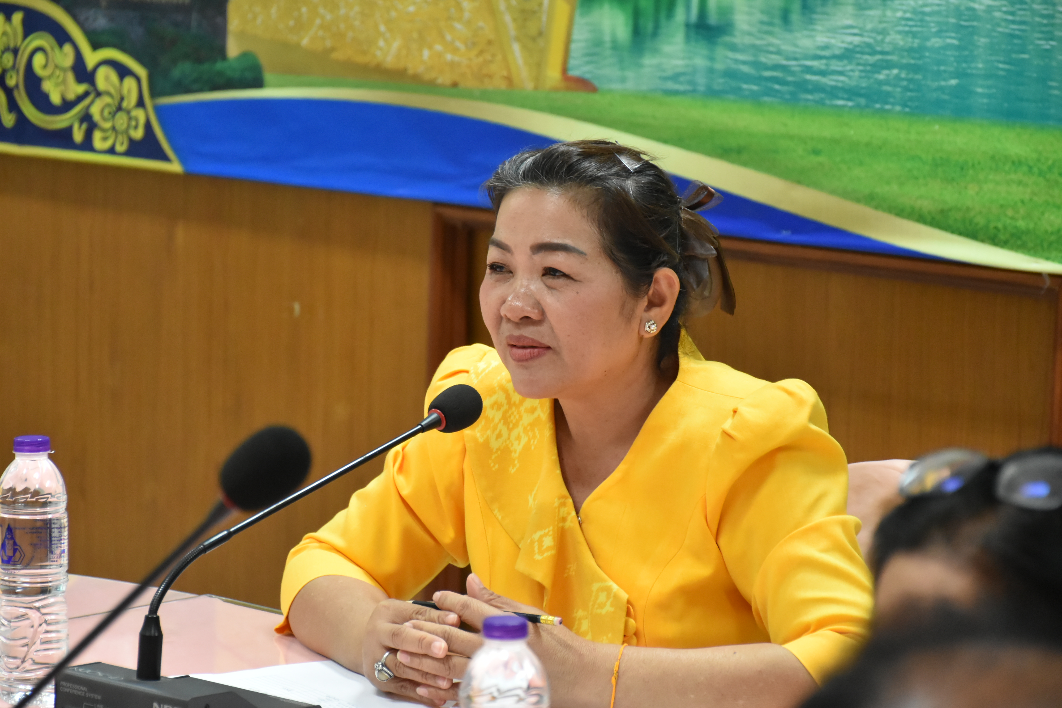 พช.มหาสารคาม ประชุมคณะกรรมการเครือข่าย โคก หนอง นา พัฒนาชุมชน จังหวัดมหาสารคาม ครั้งที่ ๑/๒๕๖๗