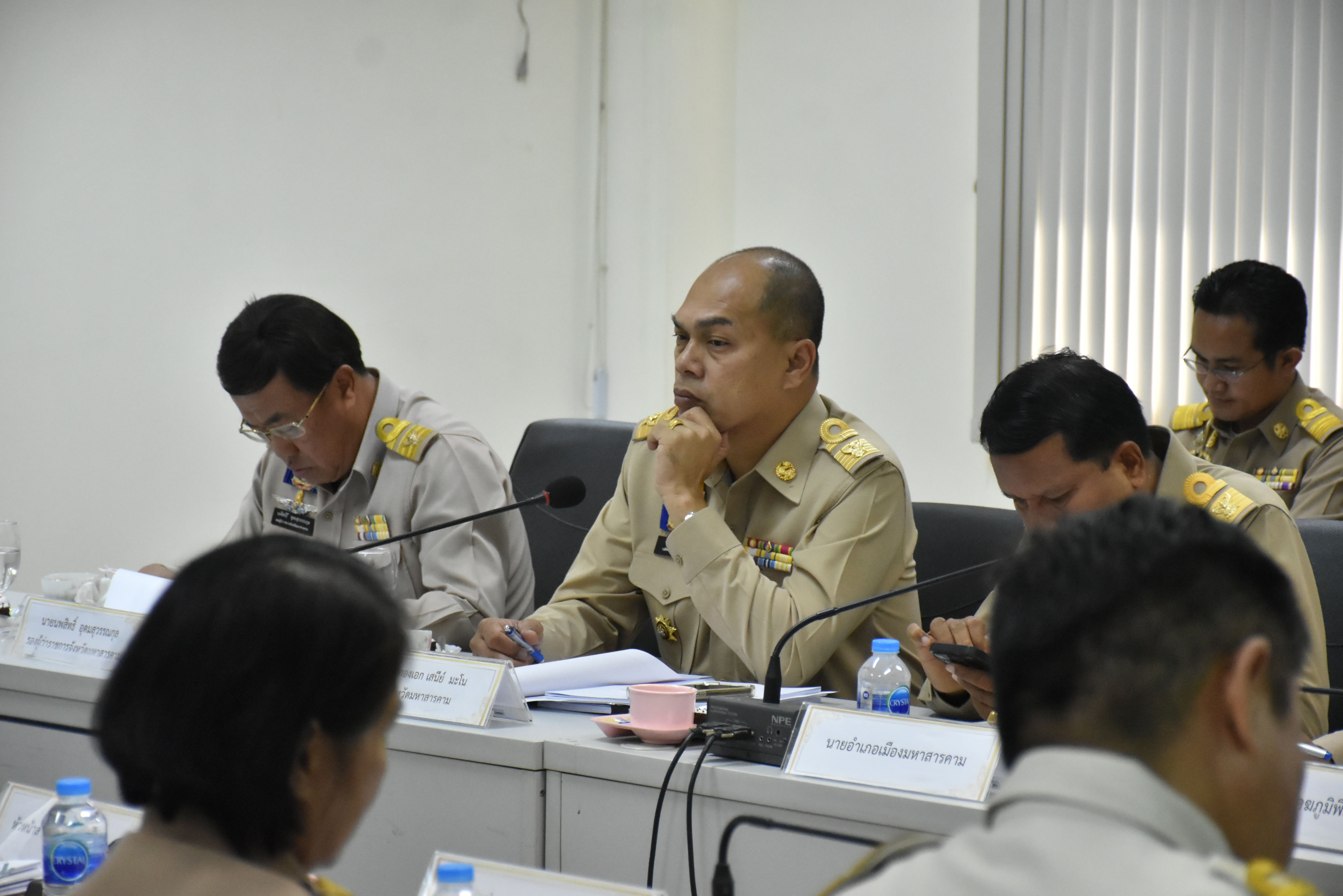 พช.มหาสารคาม ร่วมประชุมนายอำเภอและหัวหน้าส่วนราชการสังกัดกระทรวงมหาดไทย จังหวัดมหาสารคาม ประจำเดือน เมษายน 2567