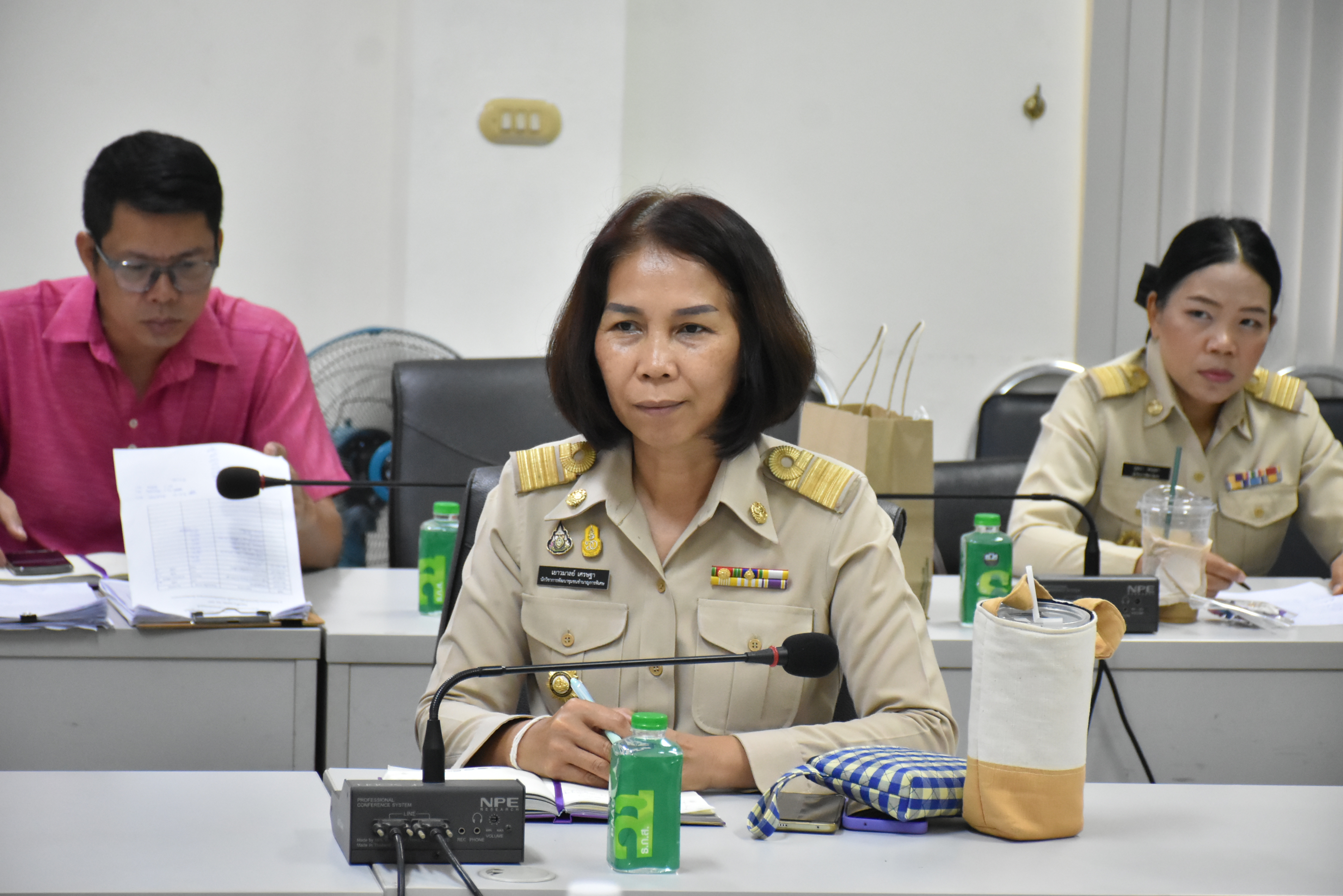 พช.มหาสารคาม ร่วมรับฟังสรุปผลการตรวจสอบ/ข้อตรวจพบ และข้อเสนอแนะ จากการดำเนินงาน ตามแผนการตรวจสอบ ประจำปีงบประมาณ พ.ศ. ๒๕๖๖