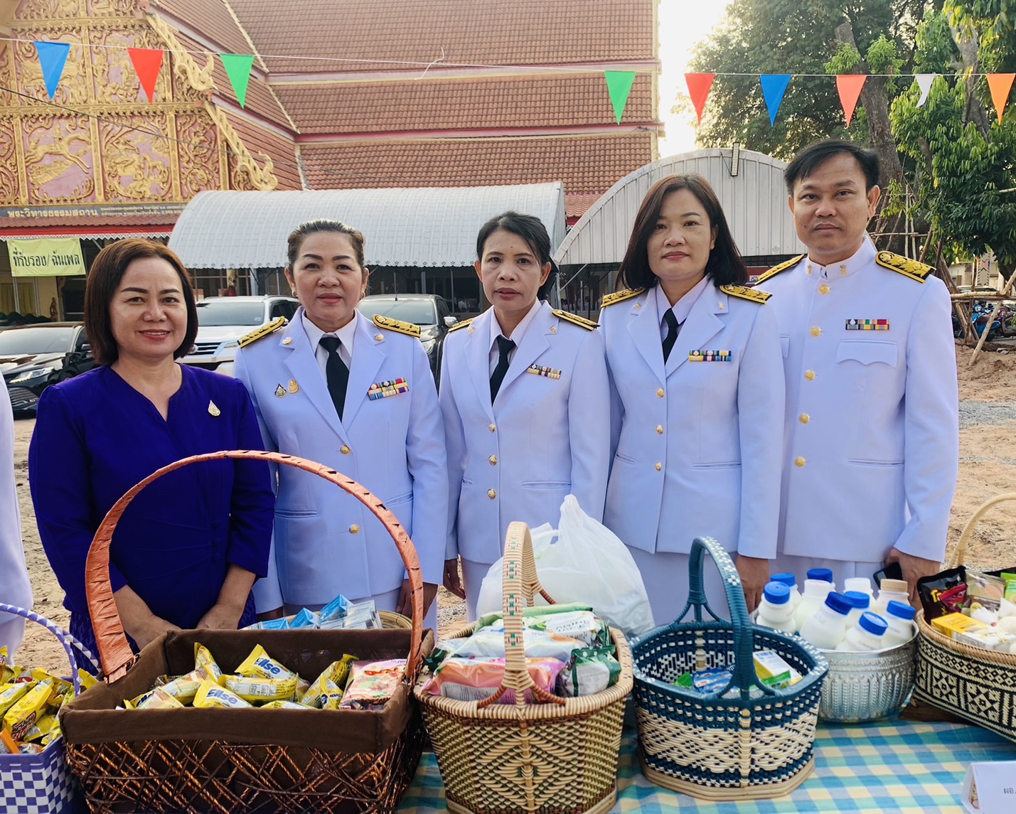 พช.มหาสารคาม ร่วมกิจกรรมเฉลิมพระเกียรติสมเด็จพระกนิษฐาธิราชเจ้า กรมสมเด็จพระเทพรัตนราชสุดาฯ สยามบรมราชกุมารี เนื่องในโอกาสวันคล้ายวันพระราชสมภพ ๒ เมษายน ๒๕๖๗ และวันอนุรักษ์มรดกไทย