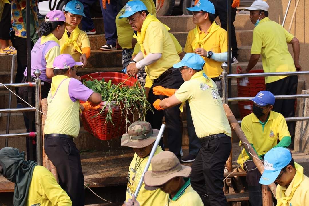 พช.มหาสารคาม ร่วมกิจกรรมจิตอาสาพัฒนา เนื่องในวันปฐมบรมราชาภิเษกพระบาทสมเด็จพระเจ้าอยู่หัว และกิจกรรม Kick-off Big Cleaning Day เนื่องในโอกาสพระราชพิธีมหามงคลเฉลิมพระชนมพรรษา 6 รอบ 28 กรกฎาคม 2567