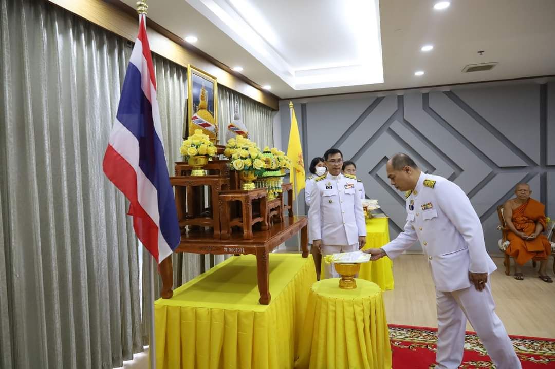 พช.มหาสารคาม ร่วมพิธีรับพระราชทานแผ่นธรรมนาวา “วัง”