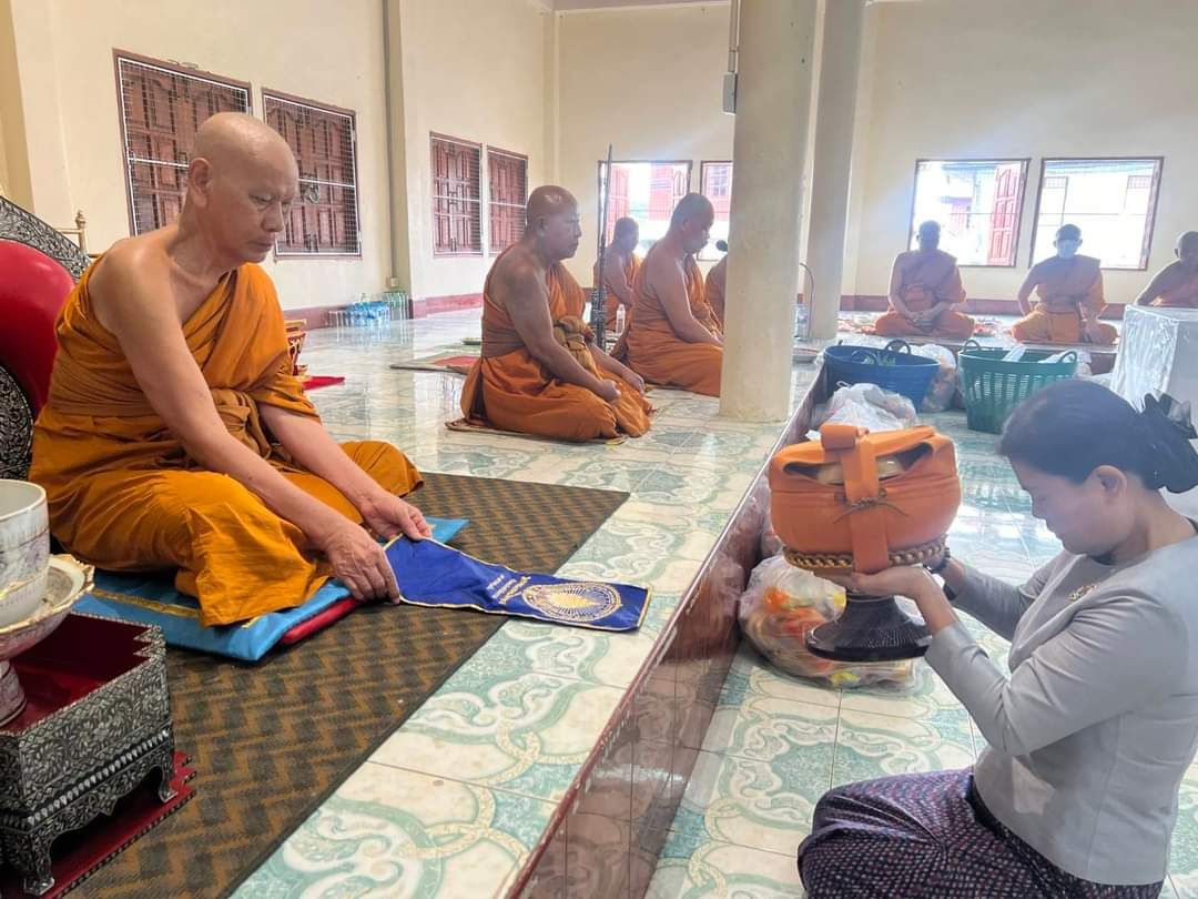 พช.มหาสาคาม เข้าร่วมกิจกรรมเนื่องในวันวิสาขบูชา