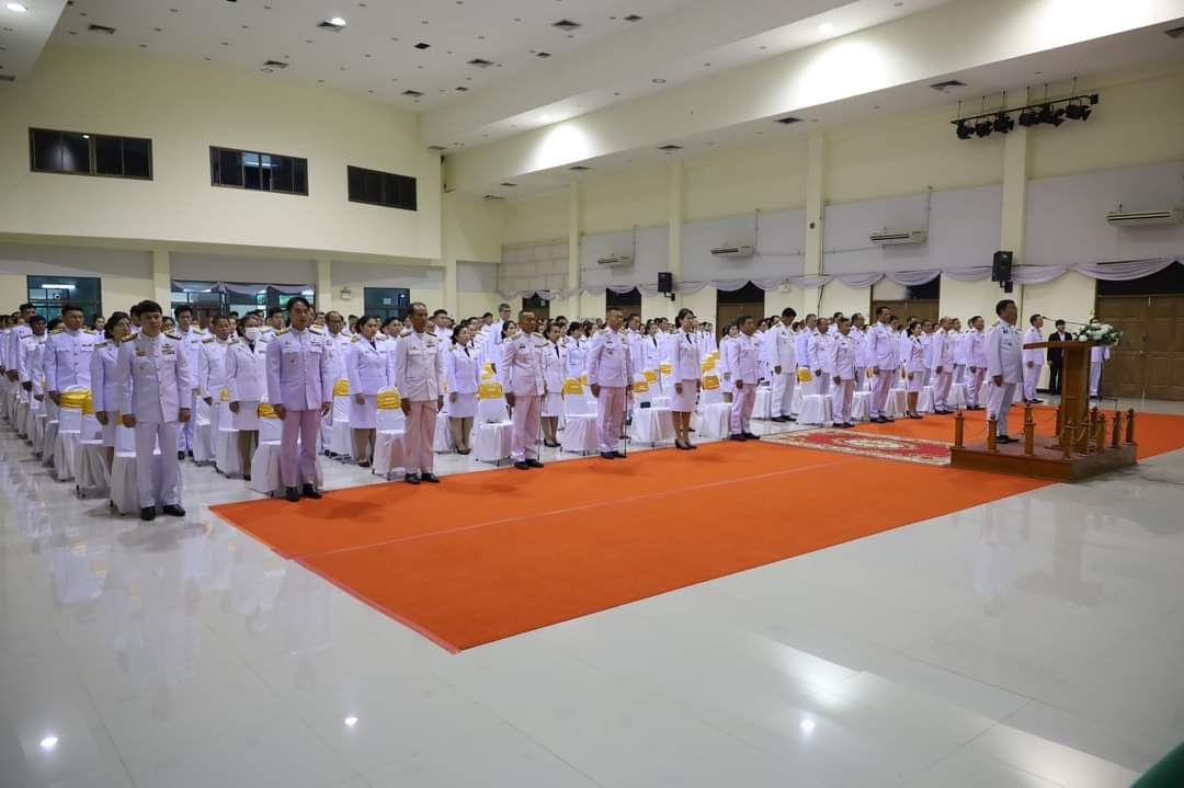 พช.มหาสารคาม ร่วมพิธีวางพวงมาลา วันที่ระลึก “พระบาทสมเด็จพระปกเกล้าเจ้าอยู่หัว”