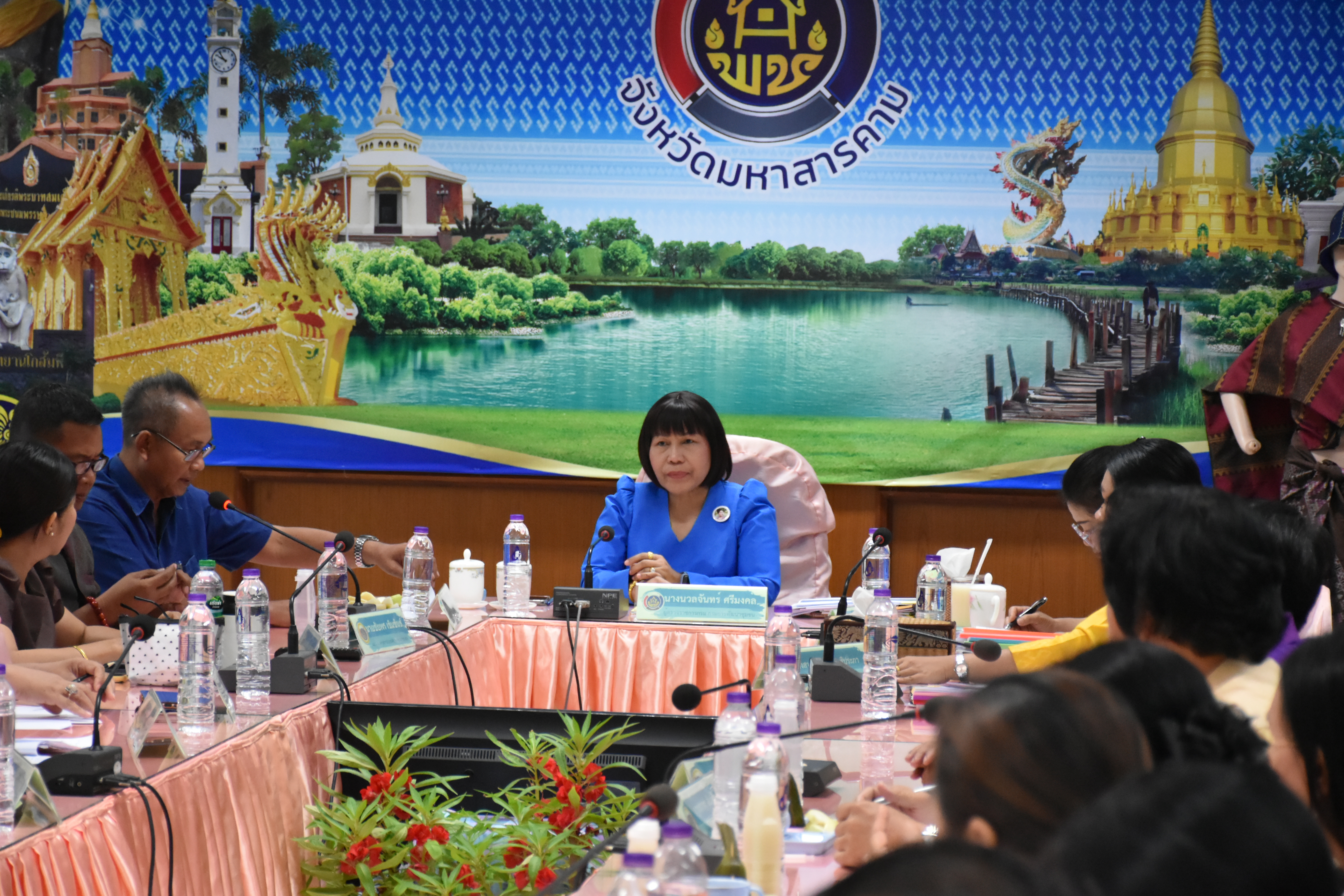 ผู้ตรวจราชการกรม กรมการพัฒนาชุมชน (นางนวลจันทร์ ศรีมงคล) เป็นประธานคัดเลือกข้าราชการ ลูกจ้างประจำ และพนักงานราชการดีเด่น ปี 2567 ระดับเขตตรวจราชการ จังหวัดมหาสารคาม