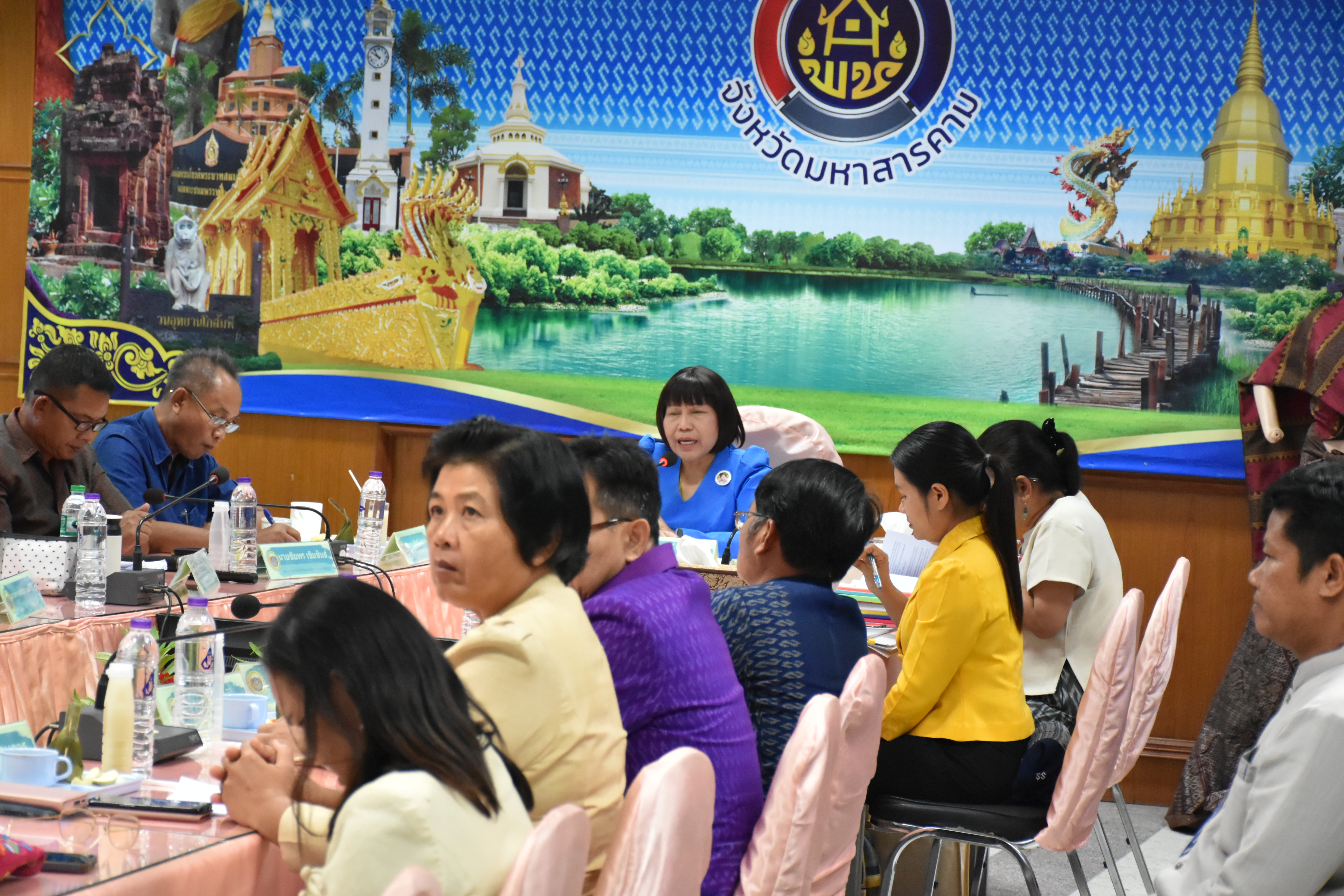 ผู้ตรวจราชการกรม กรมการพัฒนาชุมชน (นางนวลจันทร์ ศรีมงคล) เป็นประธานคัดเลือกข้าราชการ ลูกจ้างประจำ และพนักงานราชการดีเด่น ปี 2567 ระดับเขตตรวจราชการ จังหวัดมหาสารคาม