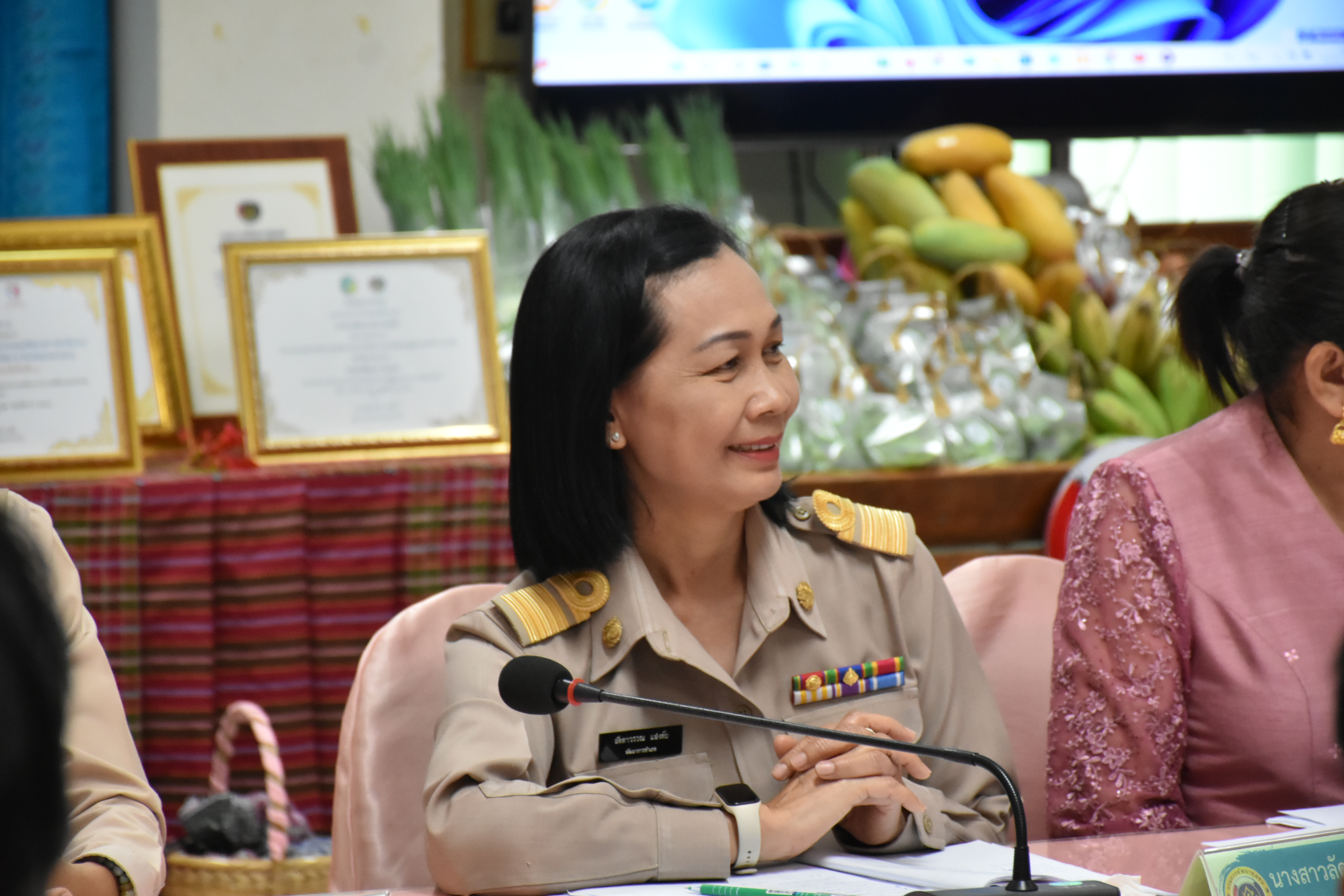 ผู้ตรวจราชการกรม กรมการพัฒนาชุมชน (นางนวลจันทร์ ศรีมงคล) เป็นประธานคัดเลือกข้าราชการ ลูกจ้างประจำ และพนักงานราชการดีเด่น ปี 2567 ระดับเขตตรวจราชการ จังหวัดมหาสารคาม
