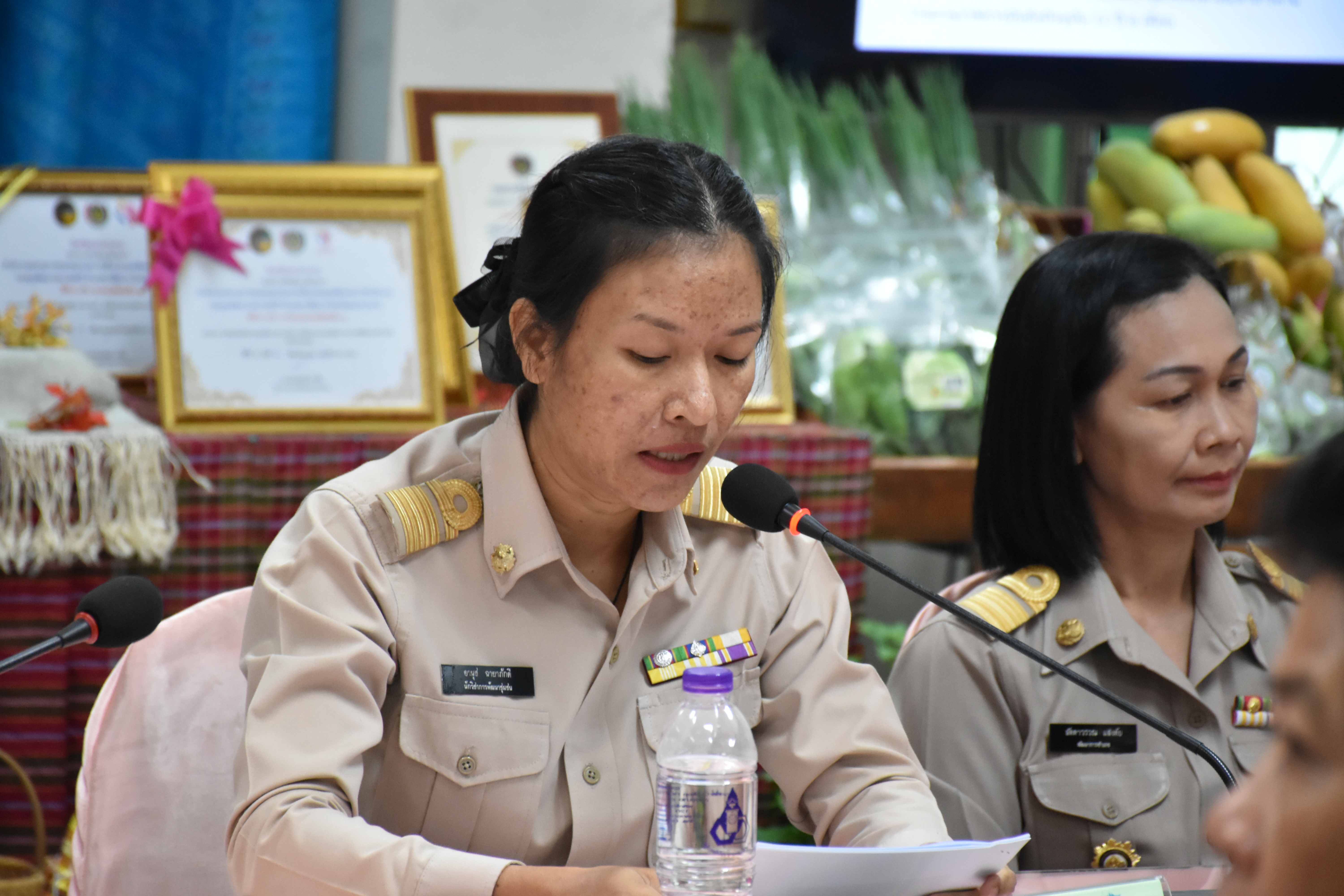 ผู้ตรวจราชการกรม กรมการพัฒนาชุมชน (นางนวลจันทร์ ศรีมงคล) เป็นประธานคัดเลือกข้าราชการ ลูกจ้างประจำ และพนักงานราชการดีเด่น ปี 2567 ระดับเขตตรวจราชการ จังหวัดมหาสารคาม
