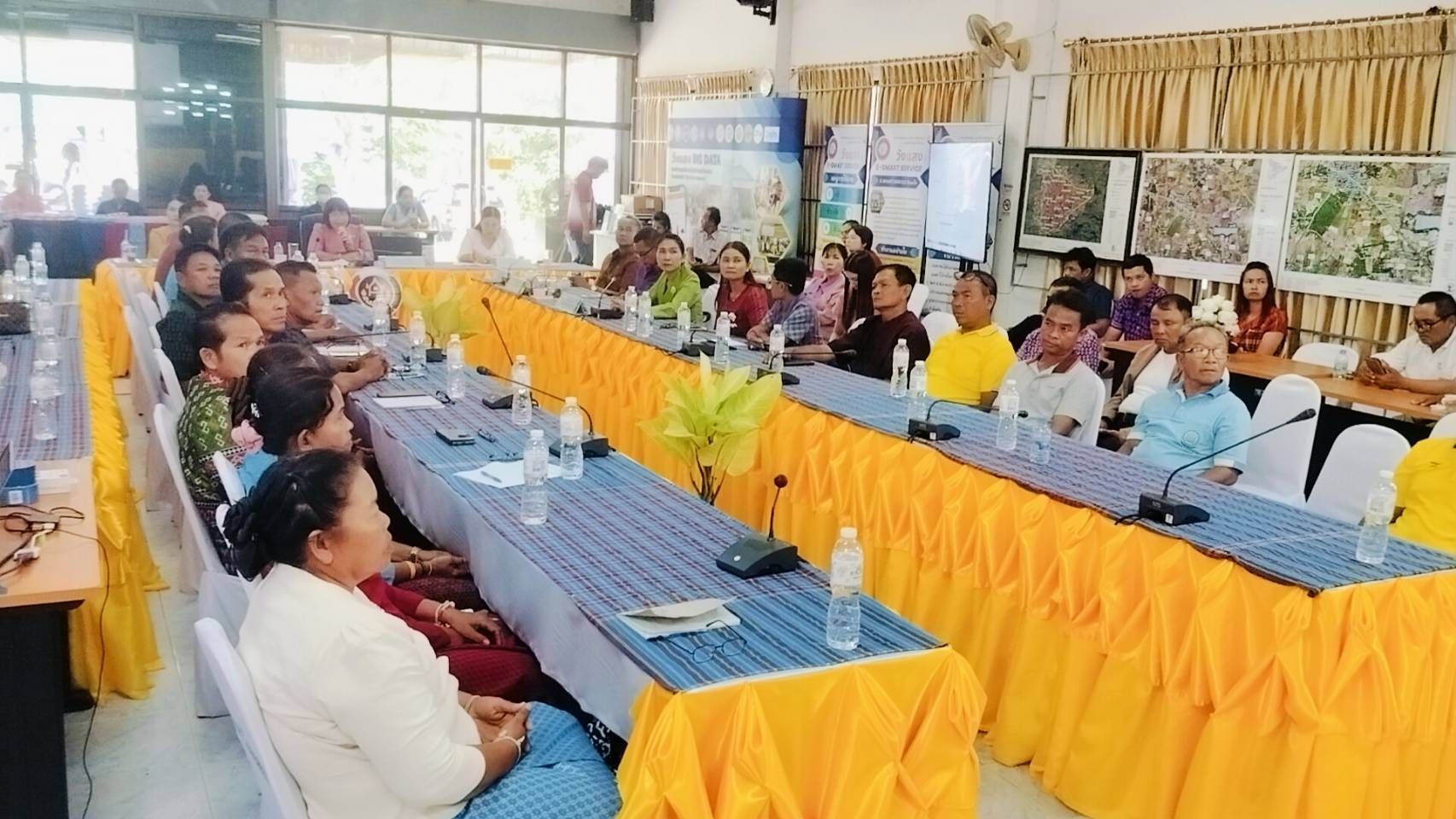 พช.มหาสารคาม ต้อนรับคณะกรรมการประกวดโครงการการจัดทำสารสนเทศตำบลต้นแบบเพื่อพัฒนาคุณภาพชีวิต ระดับเขตตรวจราชการ ประจำปี 2567 เขตตรวจราชการที่ 12