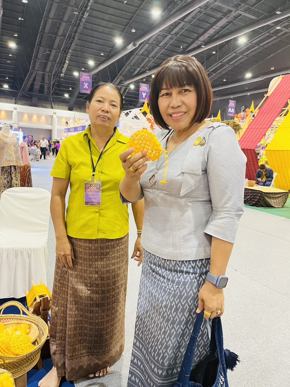 OTOP มหาสารคาม จัดเต็มตลอดงาน “หลากหลายผลิตภัณฑ์ สีสันภูมิปัญญาไทย” ในงาน OTOP Midyear 2024 ณ อาคารชาเลนเจอร์ 1-3 อิมแพ็ค เมืองทองธานี