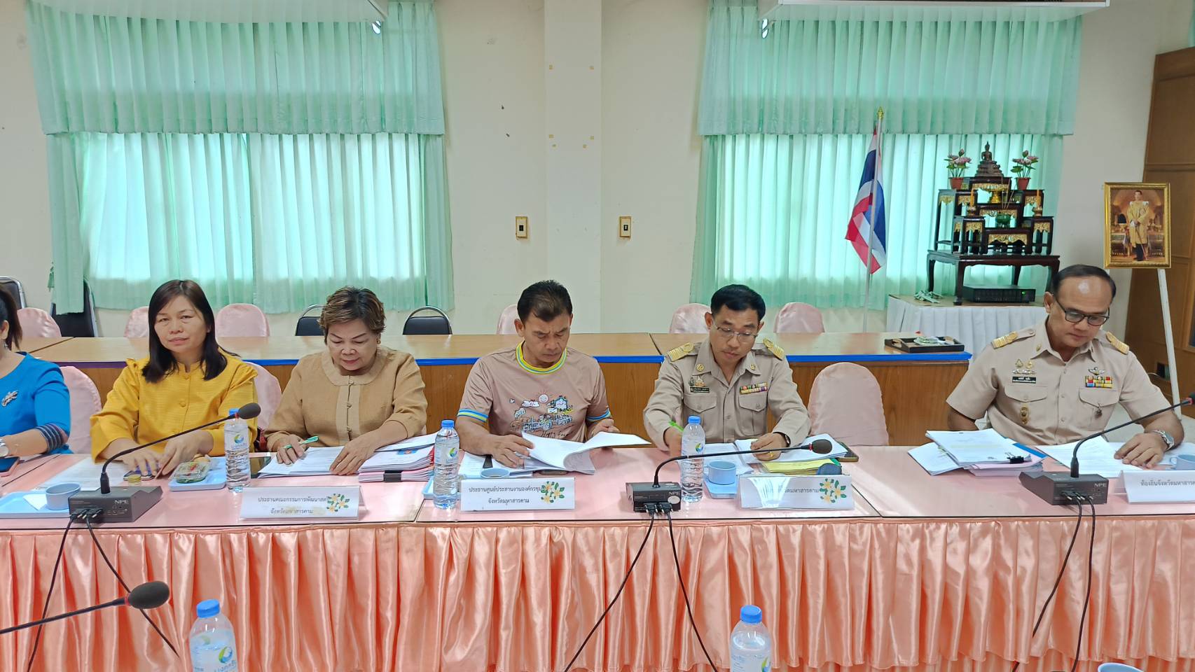 พช.มหาสารคาม ดำเนินการประชุมคณะกรรมการตรวจประเมิน เพื่อรับรองมาตรฐานการพัฒนาชุมชนจังหวัด