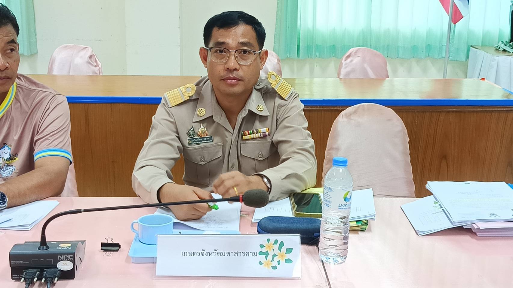 พช.มหาสารคาม ดำเนินการประชุมคณะกรรมการตรวจประเมิน เพื่อรับรองมาตรฐานการพัฒนาชุมชนจังหวัด