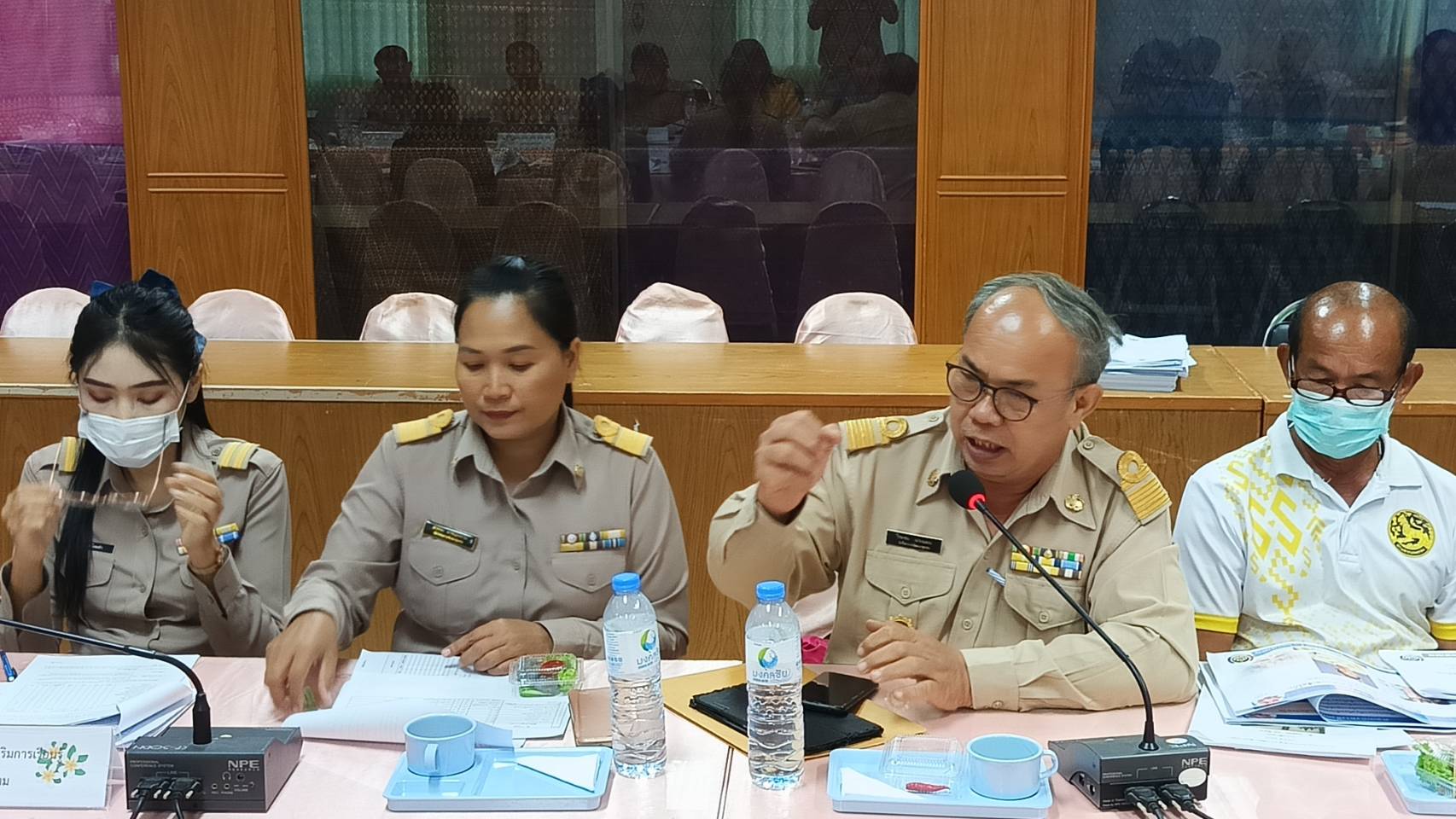พช.มหาสารคาม ดำเนินการประชุมคณะกรรมการตรวจประเมิน เพื่อรับรองมาตรฐานการพัฒนาชุมชนจังหวัด