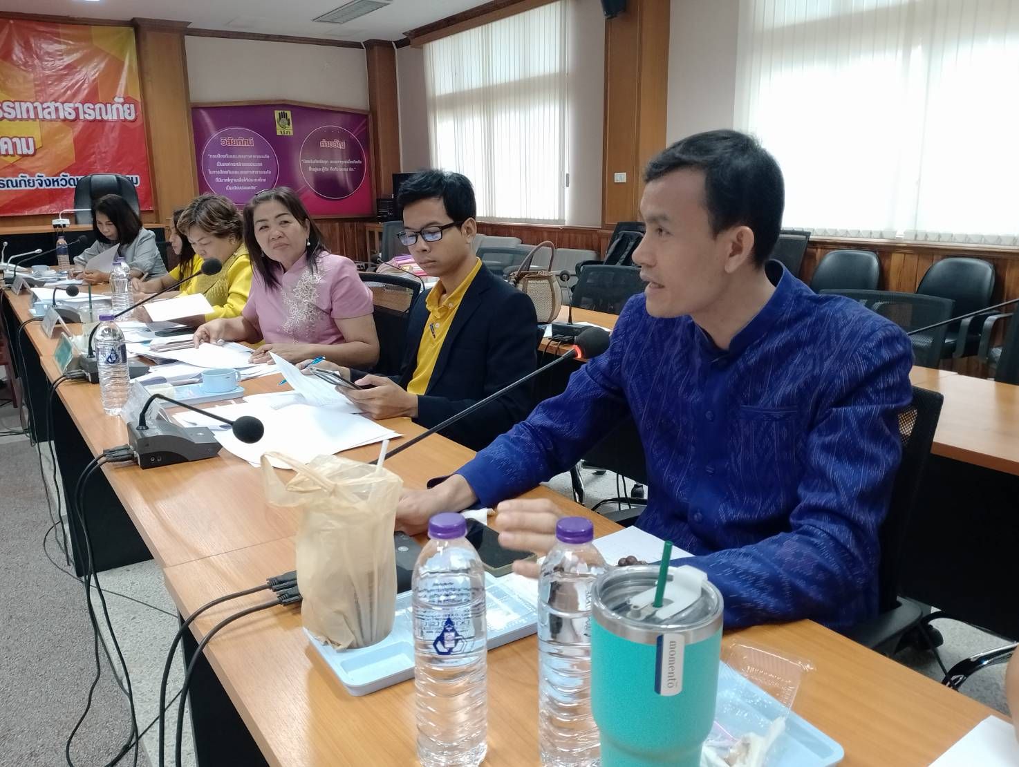 พช.มหาสารคาม จัดประชุมคณะกรรมการตรวจประเมินเพื่อรับรองมาตรฐานการพัฒนาชุมชน (มชช) จังหวัดมหาสารคาม ประจำปี 2567 ครั้งที่ 1/2567