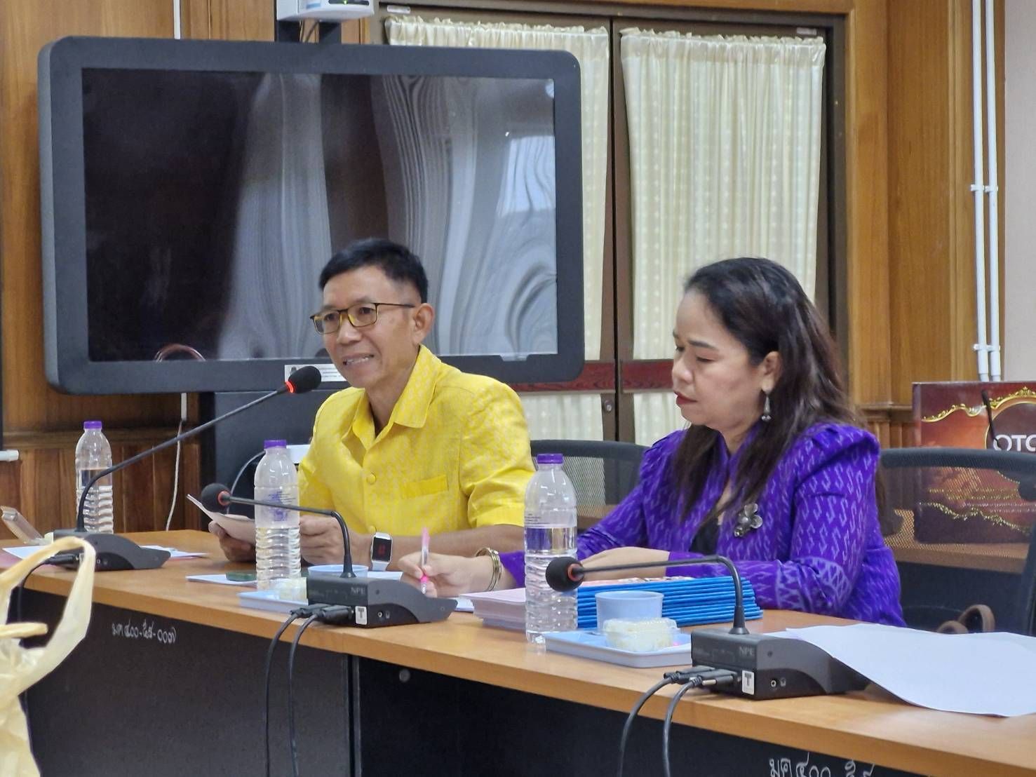 พช.มหาสารคาม จัดประชุมคณะกรรมการตรวจประเมินเพื่อรับรองมาตรฐานการพัฒนาชุมชน (มชช) จังหวัดมหาสารคาม ประจำปี 2567 ครั้งที่ 1/2567