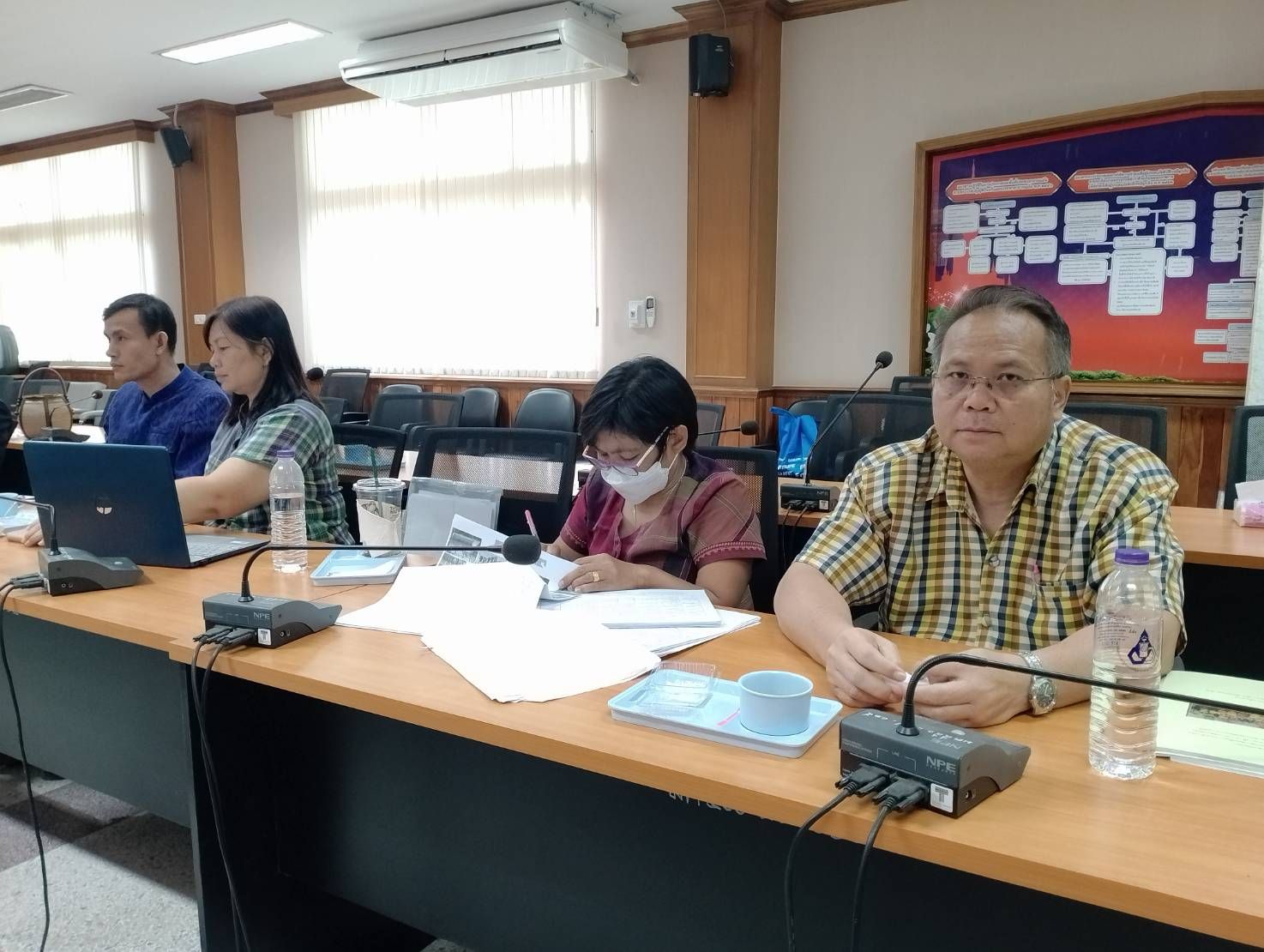 พช.มหาสารคาม จัดประชุมคณะกรรมการตรวจประเมินเพื่อรับรองมาตรฐานการพัฒนาชุมชน (มชช) จังหวัดมหาสารคาม ประจำปี 2567 ครั้งที่ 1/2567