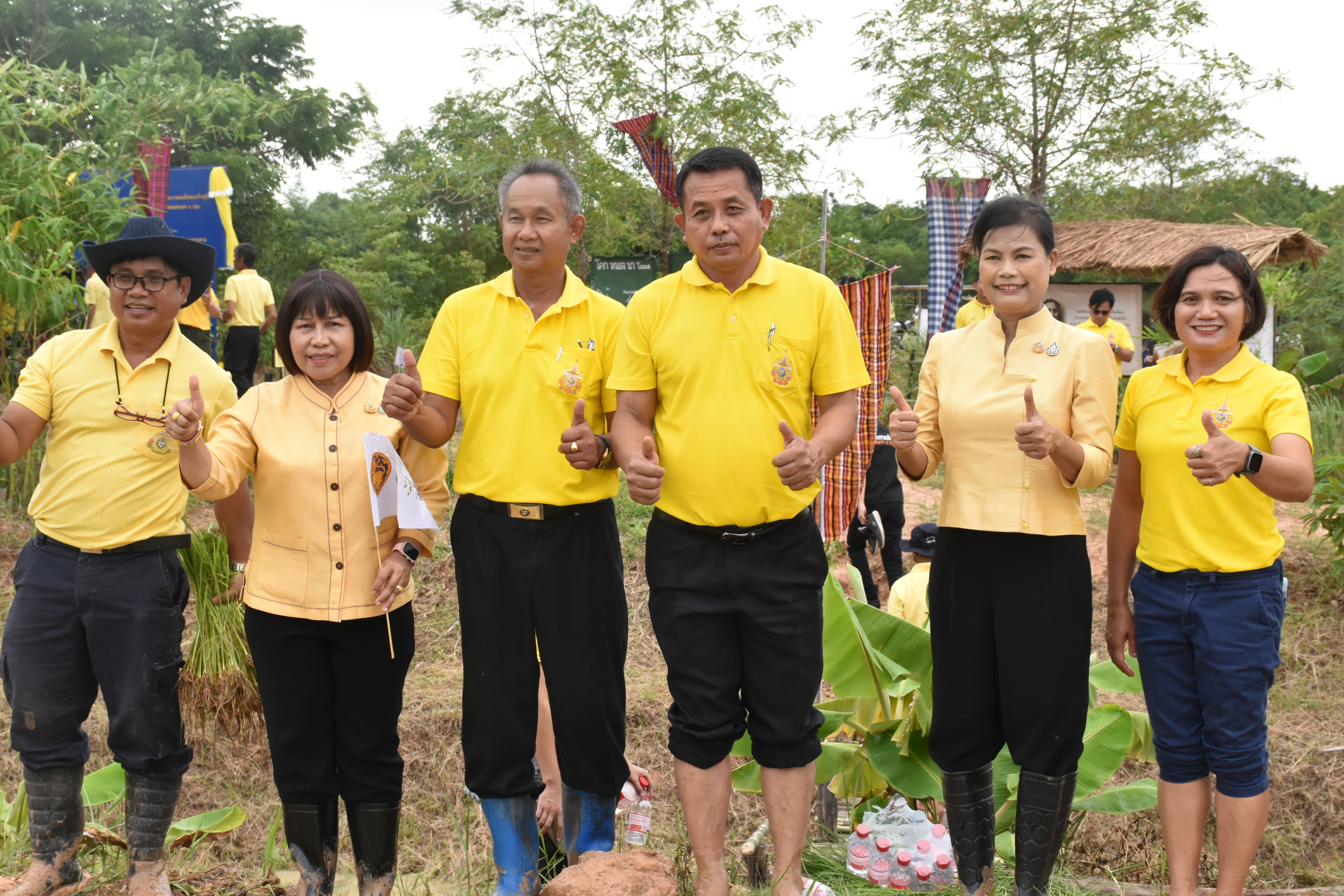 พช.มหาสารคาม จัดกิจกรรม โคก หนอง นา อารยเกษตร เฉลิมพระเกียรติพระบาทสมเด็จพระเจ้าอยู่หัว