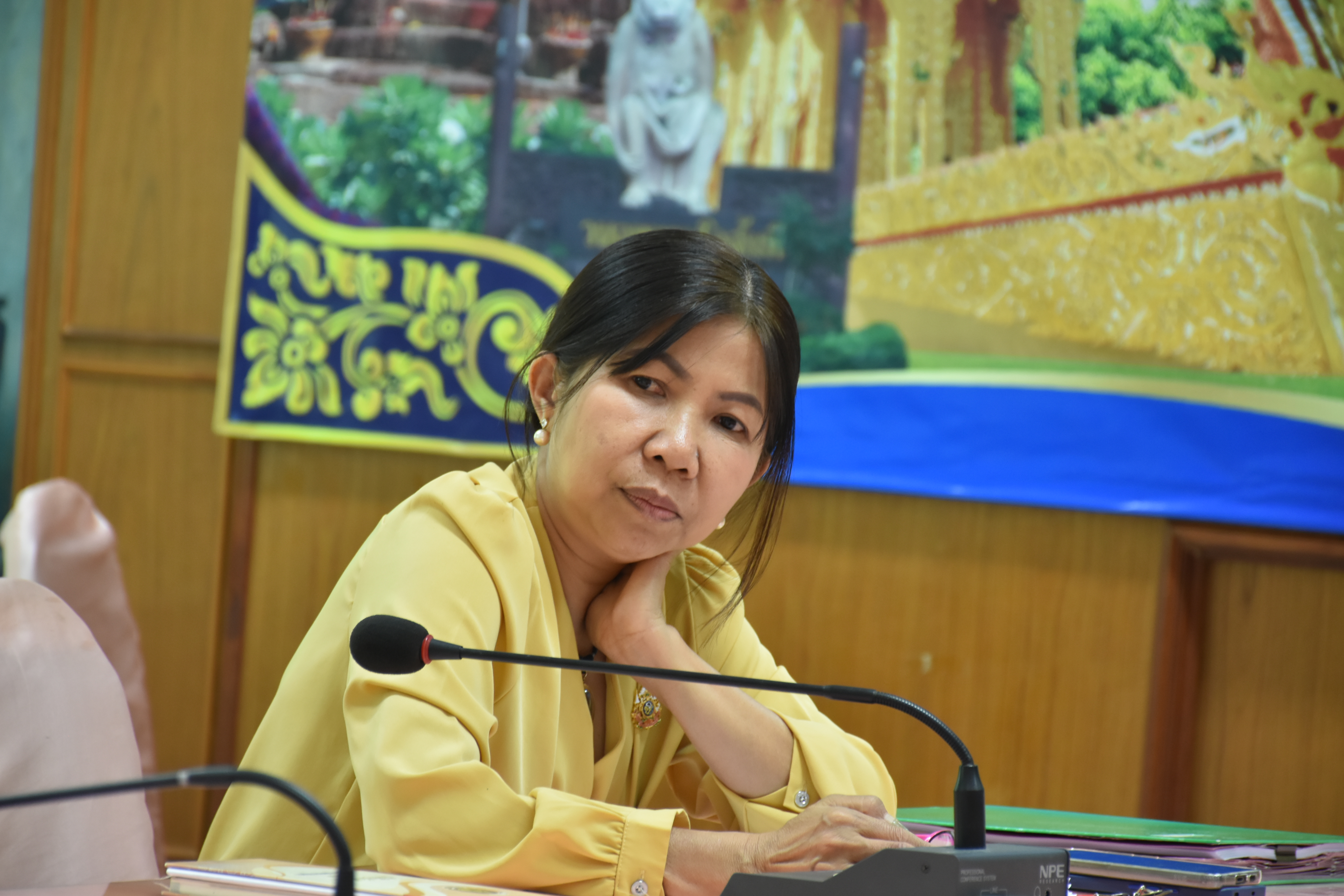 พช.มหาสารคาม ประชุมแผนการขับเคลื่อนงานพัฒนาชุมชนจังหวัดมหาสารคาม