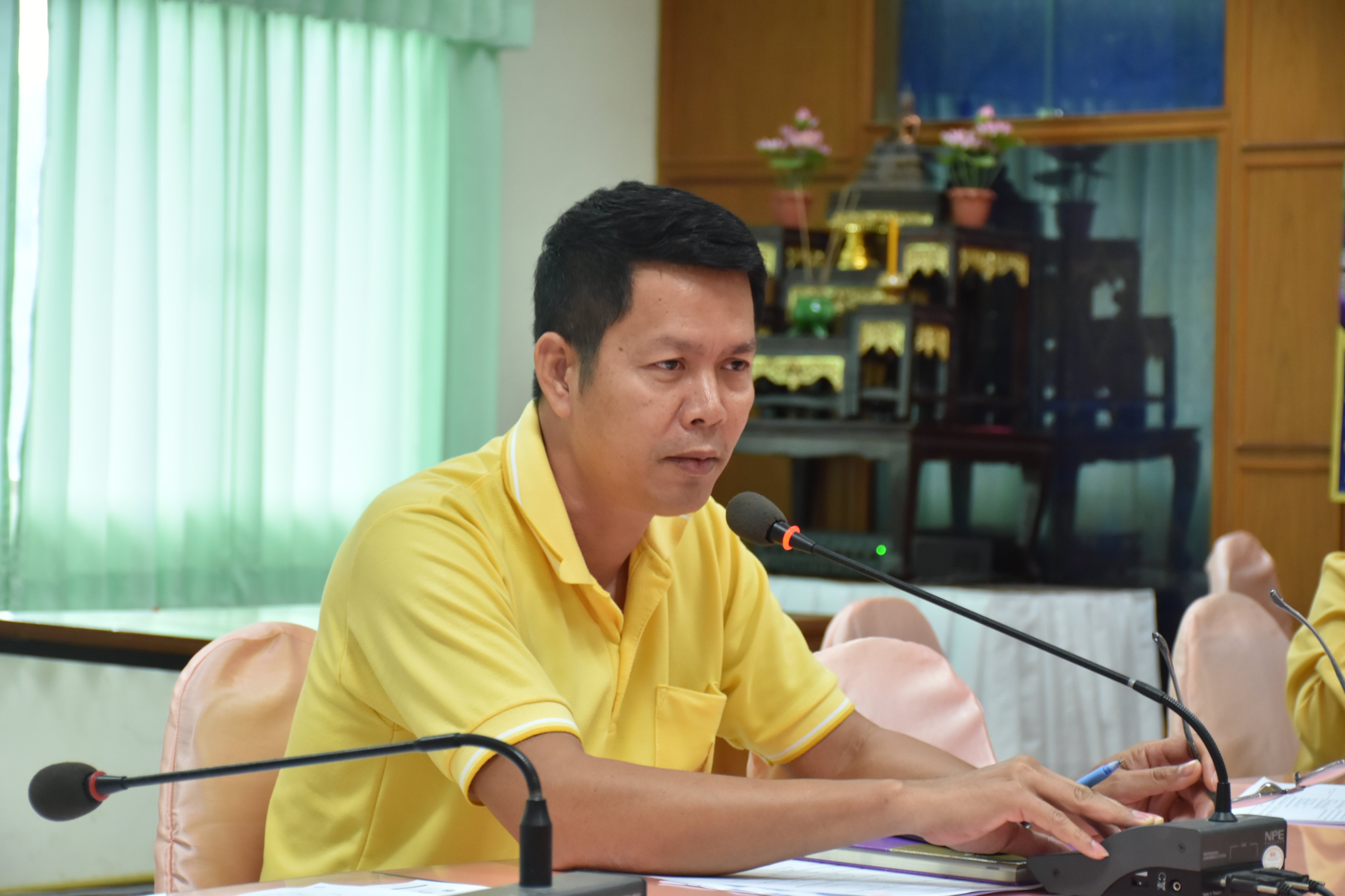 พช.มหาสารคาม ประชุมแผนการขับเคลื่อนงานพัฒนาชุมชนจังหวัดมหาสารคาม