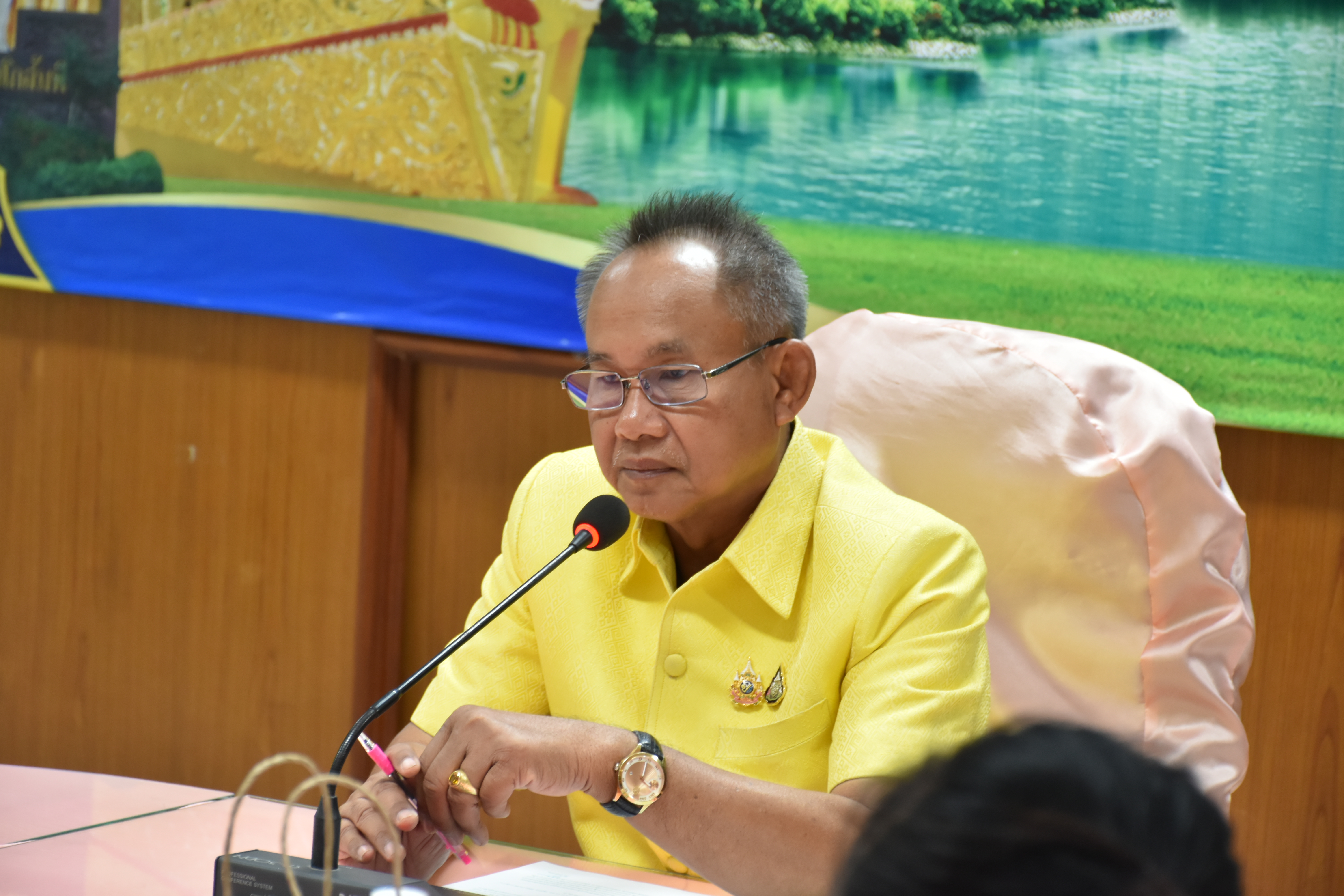 พช.มหาสารคาม จัดประชุมเชิงปฏิบัติการเสริมสร้างธรรมาภิบาล โครงการแก้ไขปัญหาความยากจน (กข.คจ.) ระดับจังหวัด