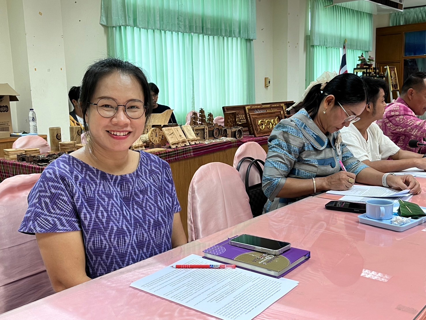 พช.มหาสารคาม จัดประชุมคณะกรรมการเครือข่ายองค์ความรู้ (Knowledge – Based OTOP : KBO) จังหวัดมหาสารคาม ครั้งที่ 1/2567