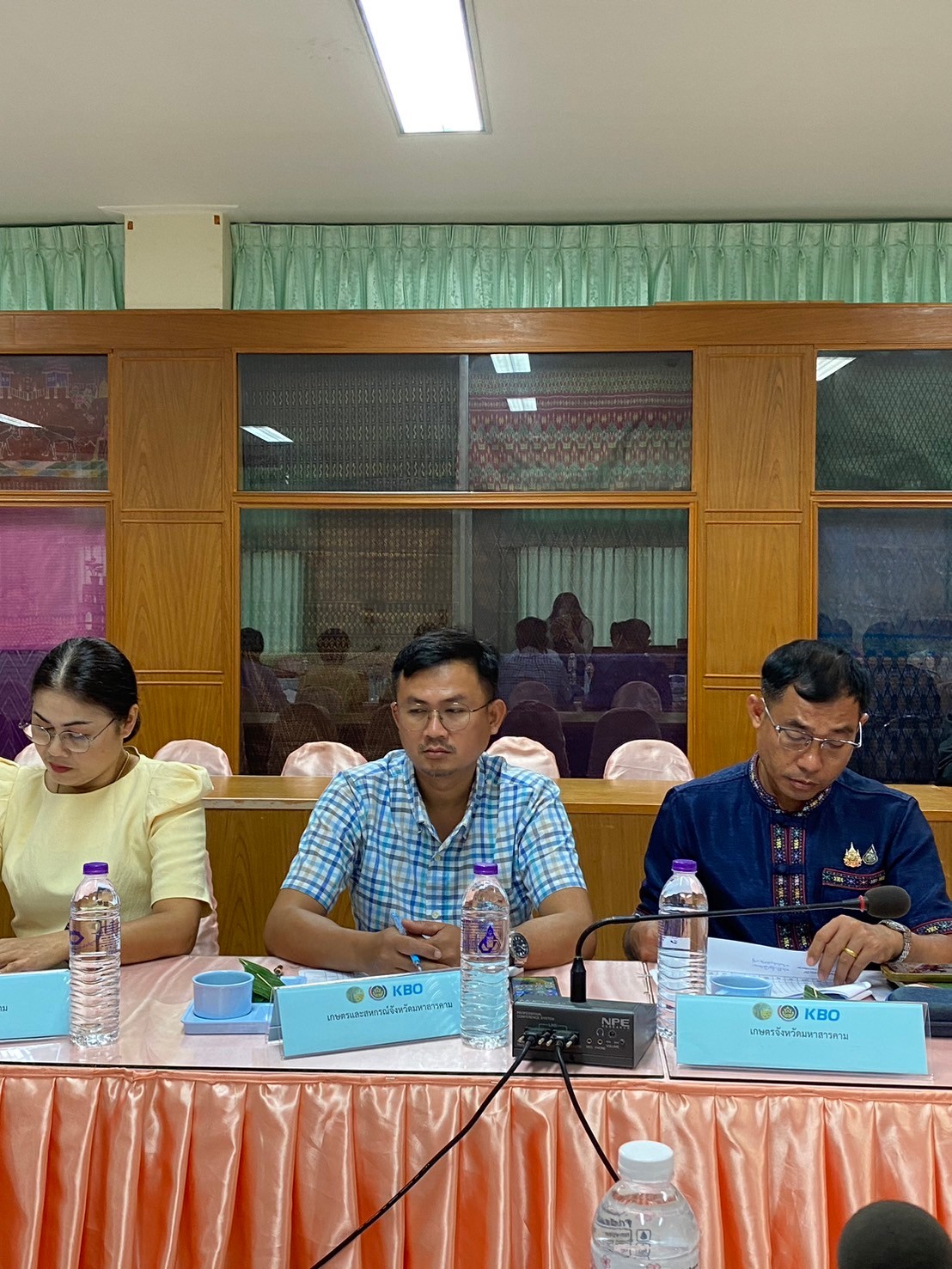 พช.มหาสารคาม จัดประชุมคณะกรรมการเครือข่ายองค์ความรู้ (Knowledge – Based OTOP : KBO) จังหวัดมหาสารคาม ครั้งที่ 1/2567