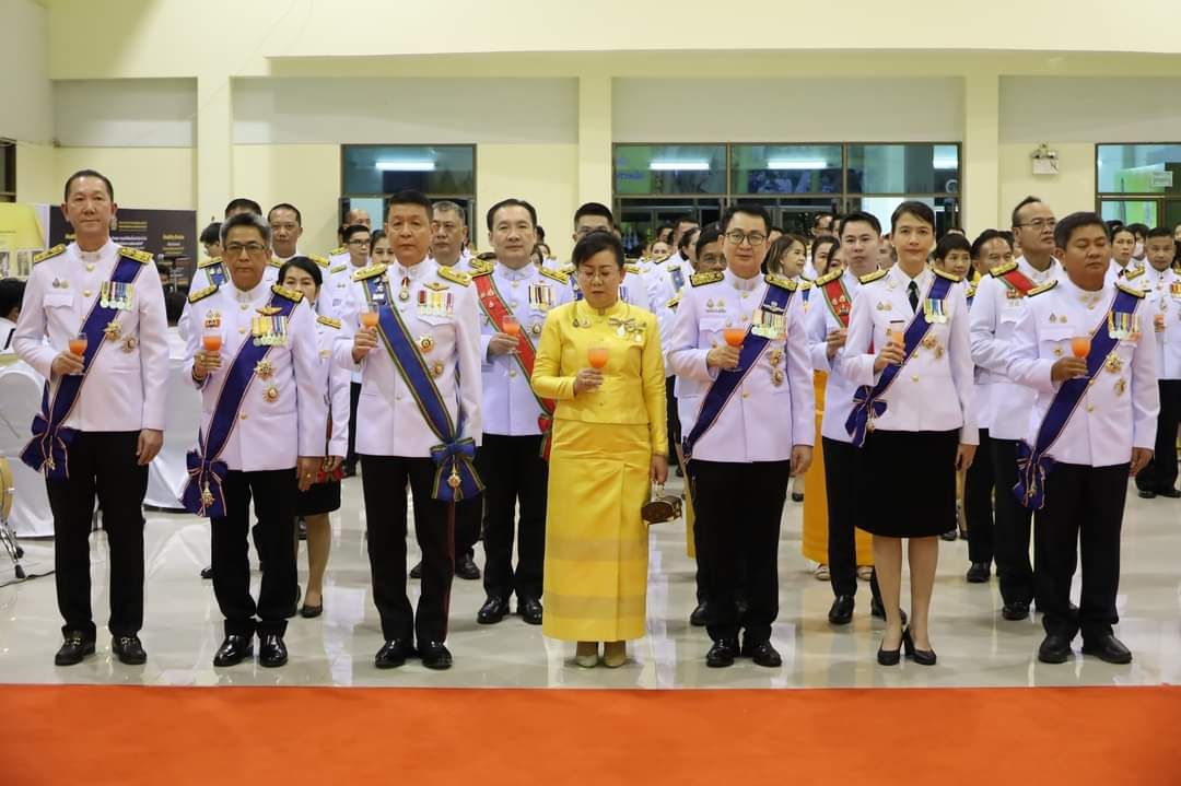 พช.มหาสารคาม ร่วมงานสโมสรสันนิบาตเฉลิมพระเกียรติพระบาทสมเด็จพระเจ้าอยู่หัว เนื่องในโอกาสพระราชพิธีมหามงคลเฉลิมพระชนมพรรษา 6 รอบ 28 กรกฎาคม 2567
