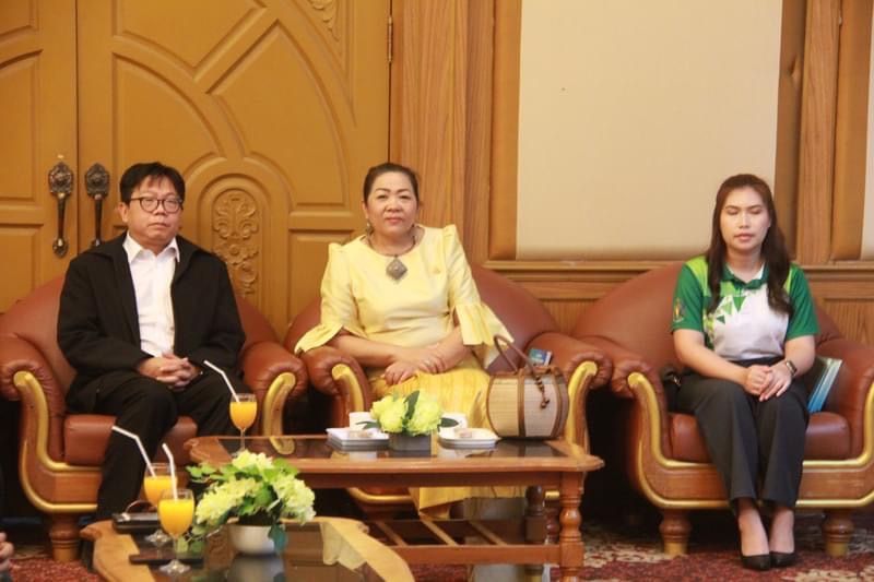 พช.มหาสารคาม ร่วมพิธีเปิดโครงการ “Scale Up สู่ ตลาดใหญ่ ไฉไล และ ยั่งยืนกว่าเดิม”