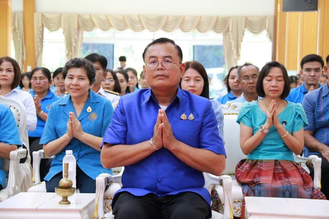 พช.มหาสาาคาม ร่วมพิธีสวดเจริญพุทธมนต์ และเจริญจิตภาวนา ถวายเป็นพระราชกุศลเนื่องในโอกาสวันเฉลิมพระชนมพรรษา สมเด็จพระนางเจ้าสิริกิติ์ พระบรมราชินีนาถ พระบรมราชชนนี พันปีหลวง 12 สิงหาคม 2567