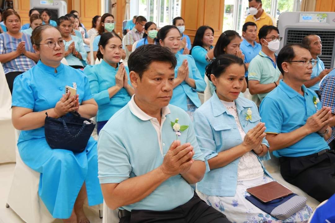 พช.มหาสาาคาม ร่วมพิธีสวดเจริญพุทธมนต์ และเจริญจิตภาวนา ถวายเป็นพระราชกุศลเนื่องในโอกาสวันเฉลิมพระชนมพรรษา สมเด็จพระนางเจ้าสิริกิติ์ พระบรมราชินีนาถ พระบรมราชชนนี พันปีหลวง 12 สิงหาคม 2567