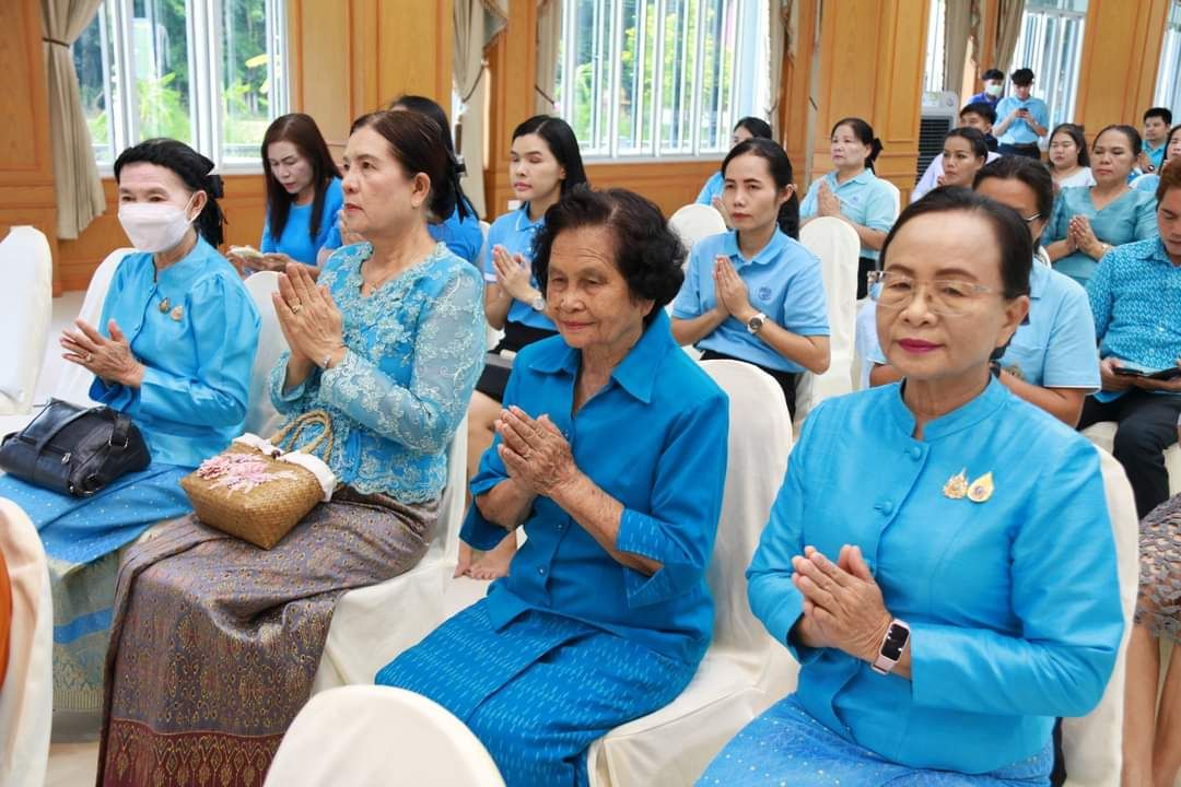 พช.มหาสาาคาม ร่วมพิธีสวดเจริญพุทธมนต์ และเจริญจิตภาวนา ถวายเป็นพระราชกุศลเนื่องในโอกาสวันเฉลิมพระชนมพรรษา สมเด็จพระนางเจ้าสิริกิติ์ พระบรมราชินีนาถ พระบรมราชชนนี พันปีหลวง 12 สิงหาคม 2567