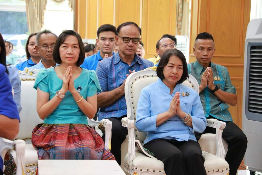 พช.มหาสาาคาม ร่วมพิธีสวดเจริญพุทธมนต์ และเจริญจิตภาวนา ถวายเป็นพระราชกุศลเนื่องในโอกาสวันเฉลิมพระชนมพรรษา สมเด็จพระนางเจ้าสิริกิติ์ พระบรมราชินีนาถ พระบรมราชชนนี พันปีหลวง 12 สิงหาคม 2567