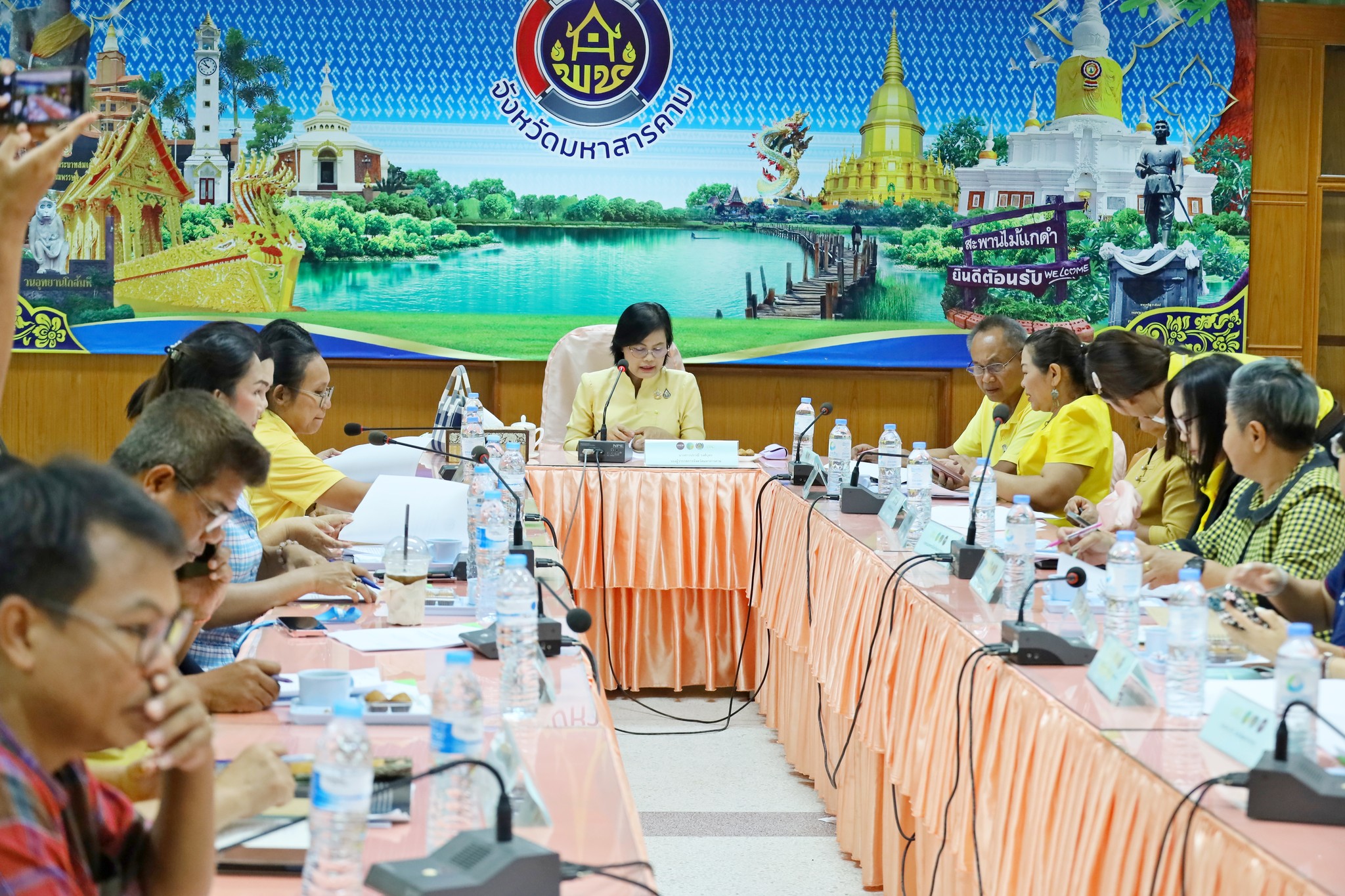 🌟พช.มหาสารคาม🌟 ประชุมคณะกรรมการและคณะทำงานคัดสรรสุดยอดหนึ่งตำบล หนึ่งผลิตภัณฑ์ไทย ปี พ.ศ.2567 จังหวัดมหาสารคาม