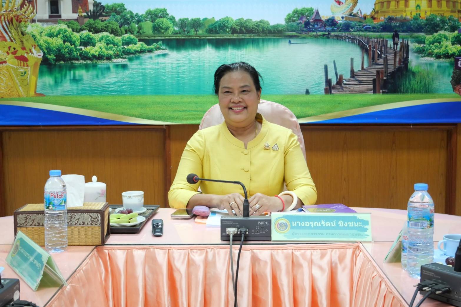 💠พช.มหาสารคาม รับการตรวจติดตามงานพัฒนาชุมชน ผู้ตรวจราชการกรม (นางอรุณรัตน์  ชิงชนะ)💠