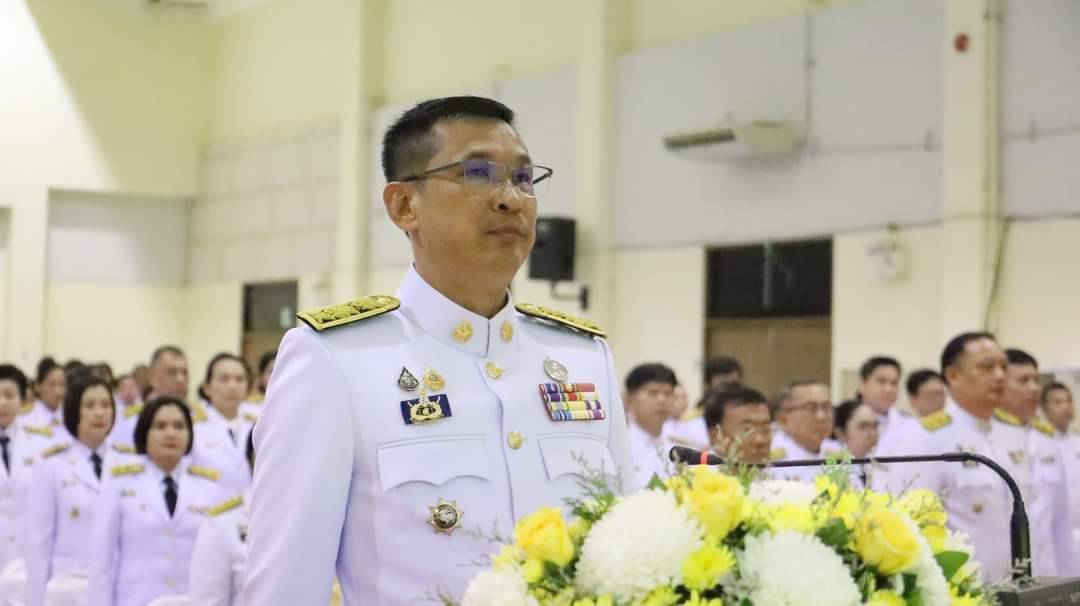 💠จ.มหาสารคาม จัดพิธีวางพานพุ่มถวายราชสักการะ พระบาทสมเด็จพระบรมชนกาธิเบศร มหาภูมิพล อดุลยเดชมหาราช บรมนาถบพิตร เนื่องใน “วันพระบิดาแห่งฝนหลวง” ประจำปี 2567💠