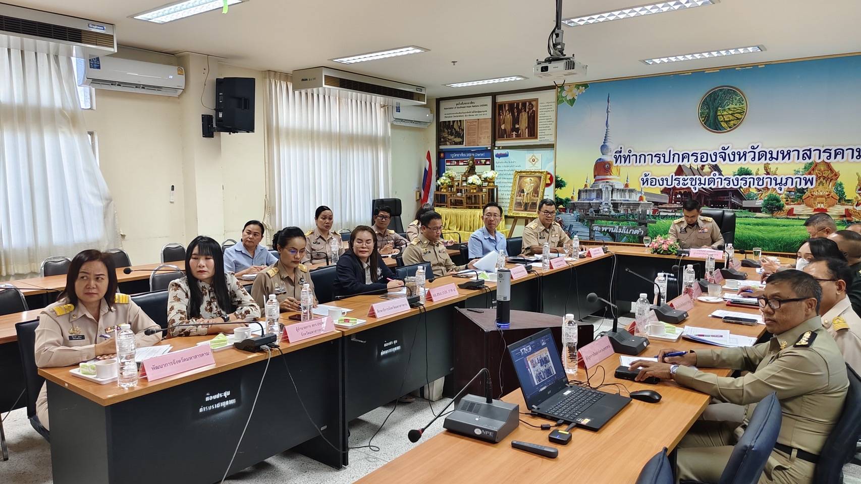 💠พช.มหาสารคาม ร่วมประชุมศูนย์ปฏิบัติการติดตามเร่งรัดการบำบัดรักษา ฟื้นฟูสภาพทางสังคม ป้องกัน และปราบปรามยาเสพติด ครั้งที่ 1/2567💠