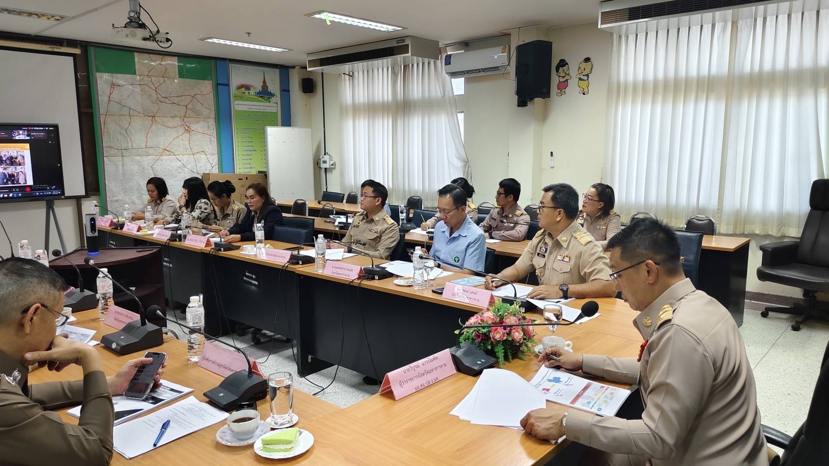 💠พช.มหาสารคาม ร่วมประชุมศูนย์ปฏิบัติการติดตามเร่งรัดการบำบัดรักษา ฟื้นฟูสภาพทางสังคม ป้องกัน และปราบปรามยาเสพติด ครั้งที่ 1/2567💠