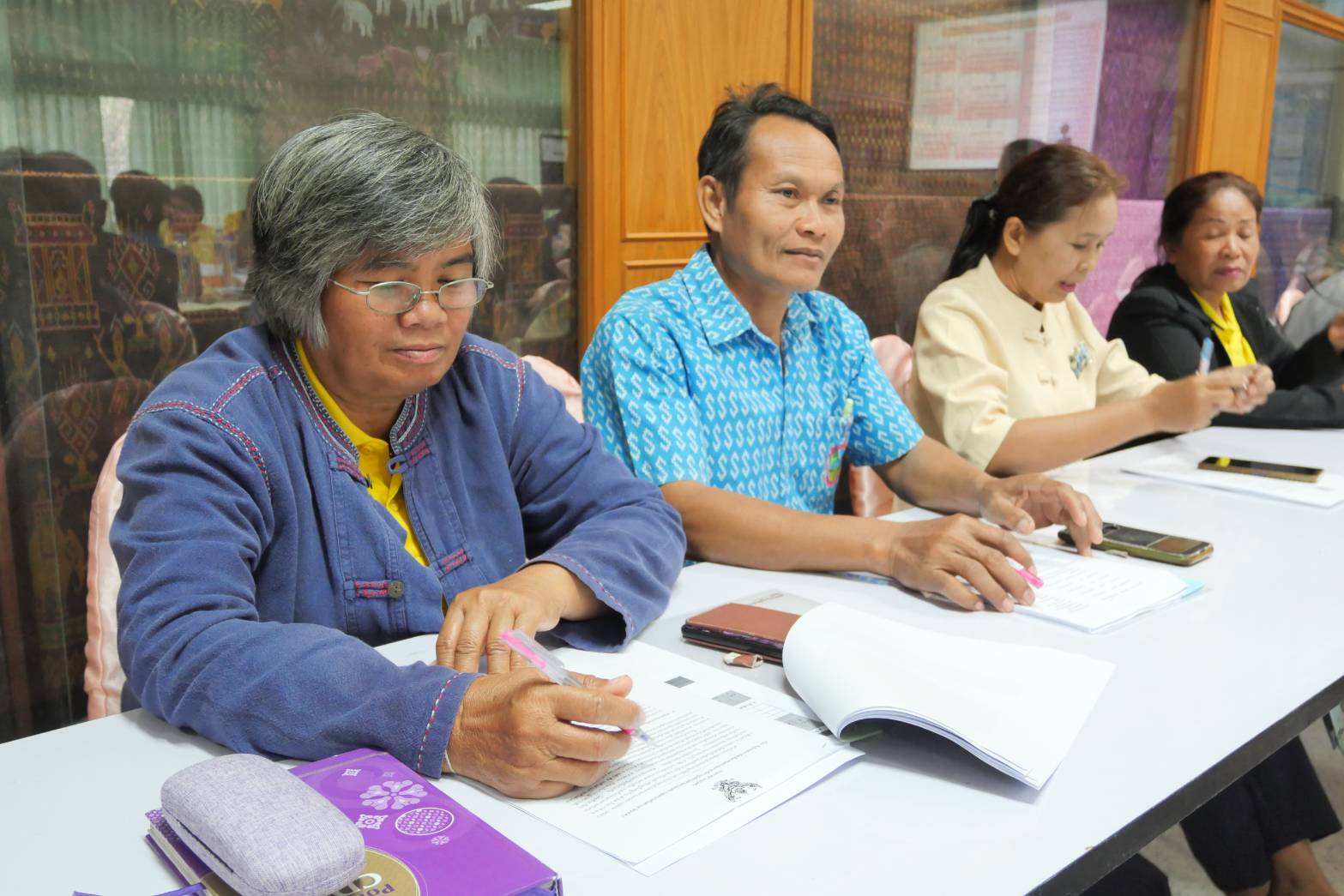 พช. มหาสารคาม จัดประชุมเชิงปฏิบัติการเสริทสรา้งทักษะคณะกรรมการบริหารศูนย์ประสานงานองค์การชุมชนระดับอำเภอ (ศอช.อ.)