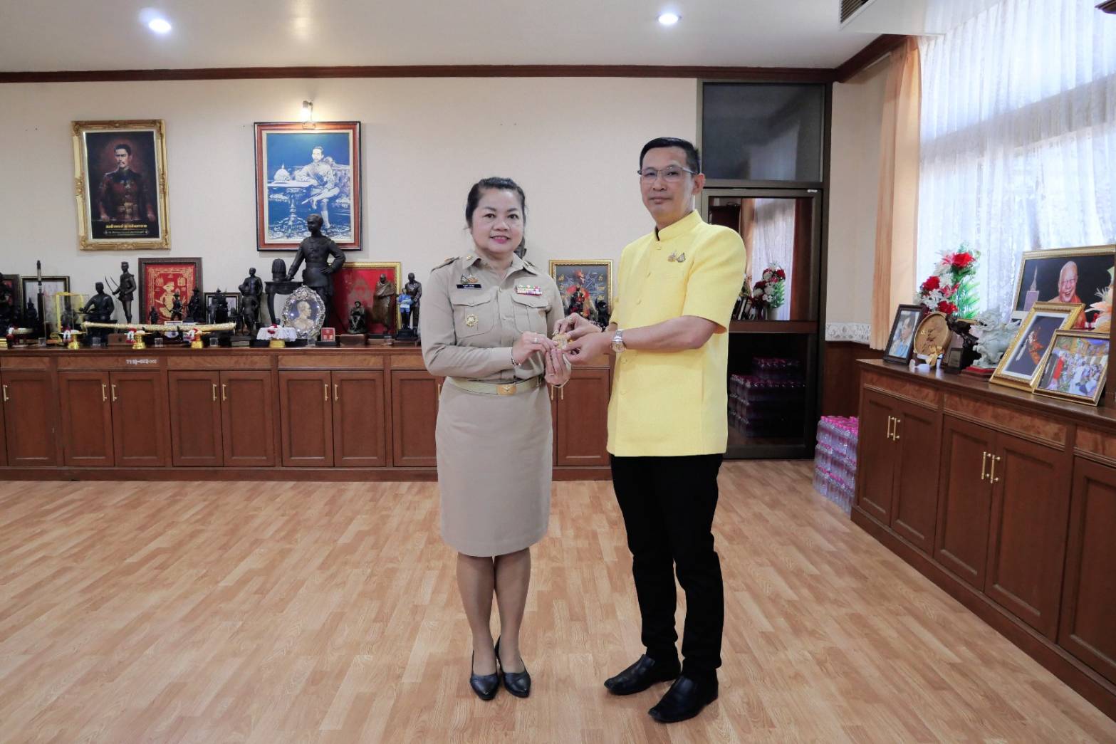 💠พัฒนาการจังหวัดมหาสารคาม เข้าพบผู้บริหารระดับจังหวัด ในโอกาสรายงานตัวเข้าปฏิบัติหน้าที่ในตำแหน่งพัฒนาการจังหวัดมหาสารคาม💠