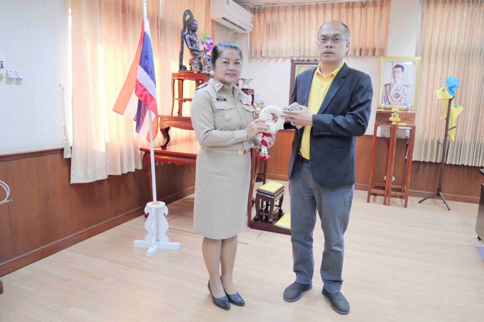 💠พัฒนาการจังหวัดมหาสารคาม เข้าพบผู้บริหารระดับจังหวัด ในโอกาสรายงานตัวเข้าปฏิบัติหน้าที่ในตำแหน่งพัฒนาการจังหวัดมหาสารคาม💠