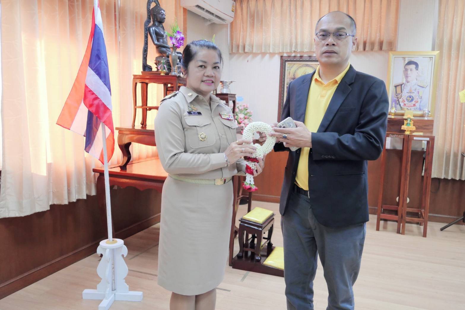 💠พัฒนาการจังหวัดมหาสารคาม เข้าพบผู้บริหารระดับจังหวัด ในโอกาสรายงานตัวเข้าปฏิบัติหน้าที่ในตำแหน่งพัฒนาการจังหวัดมหาสารคาม💠