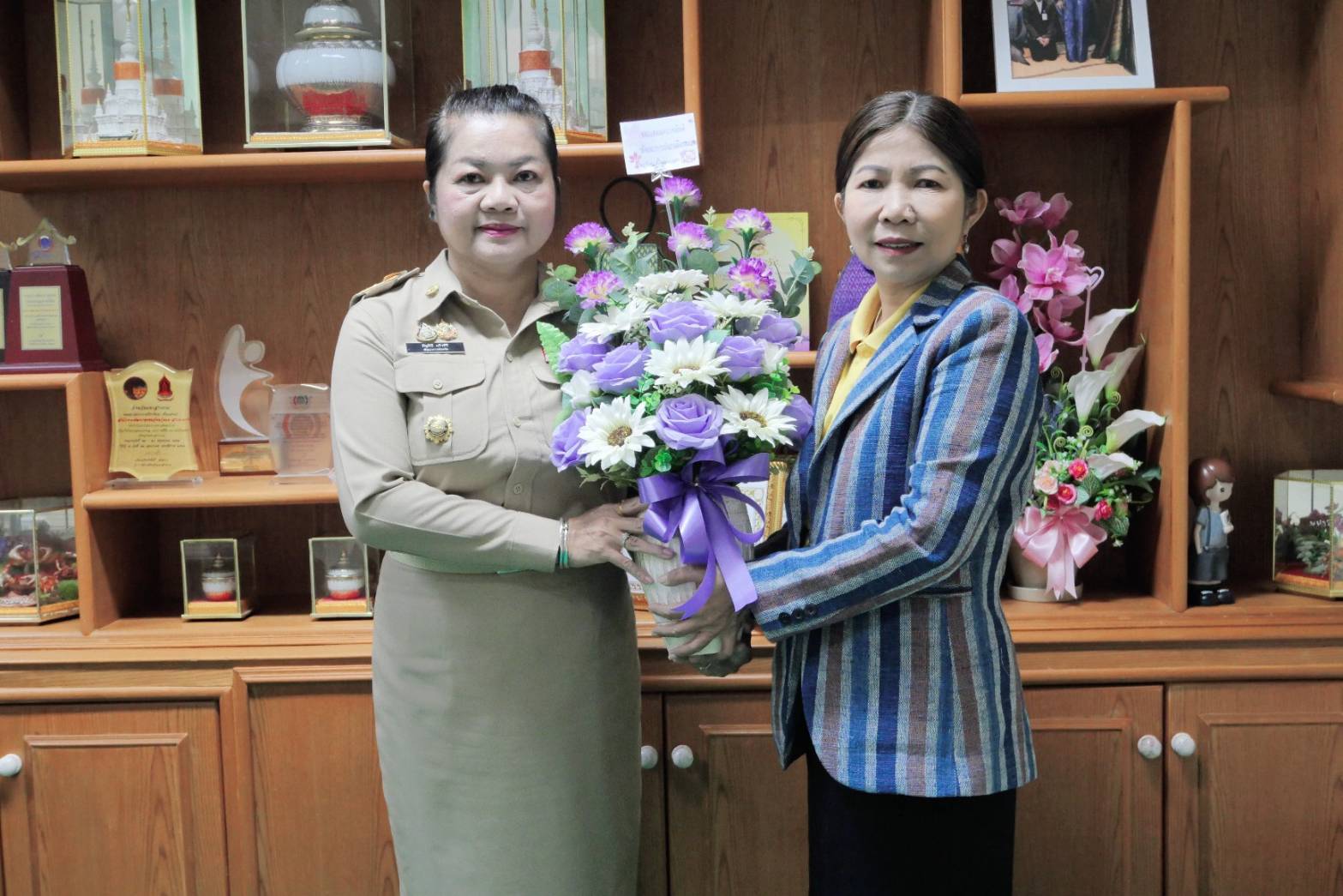 💠พัฒนาการจังหวัดมหาสารคาม เข้าพบผู้บริหารระดับจังหวัด ในโอกาสรายงานตัวเข้าปฏิบัติหน้าที่ในตำแหน่งพัฒนาการจังหวัดมหาสารคาม💠