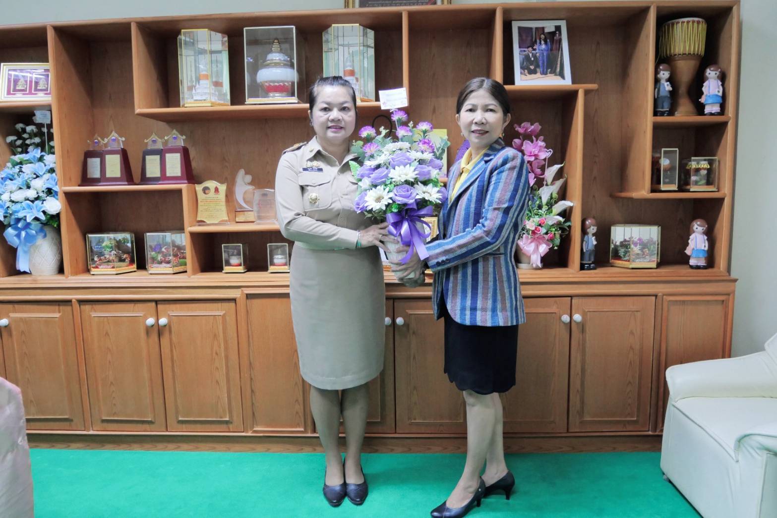 💠พัฒนาการจังหวัดมหาสารคาม เข้าพบผู้บริหารระดับจังหวัด ในโอกาสรายงานตัวเข้าปฏิบัติหน้าที่ในตำแหน่งพัฒนาการจังหวัดมหาสารคาม💠