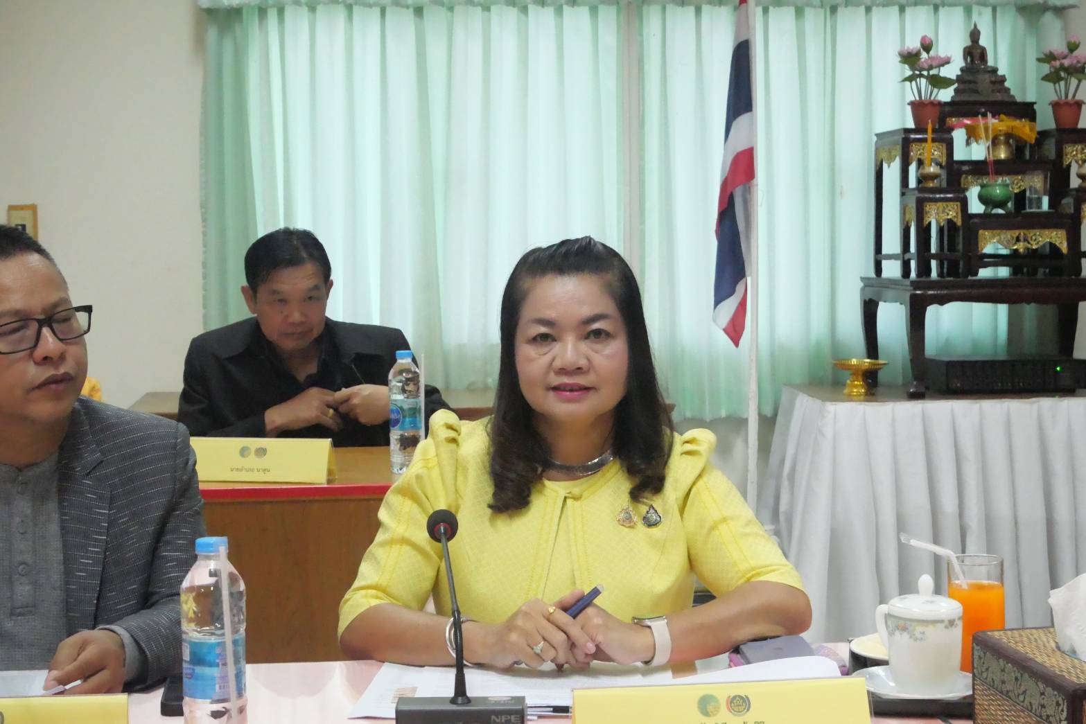 💠จังหวัดมหาสารคาม ประชุมคณะกรรมการจัดงานเส้นสายลายผ้า ในงานประเพณีบุญเบิกฟ้าและงานกาชาดจังหวัดมหาสารคาม 💠