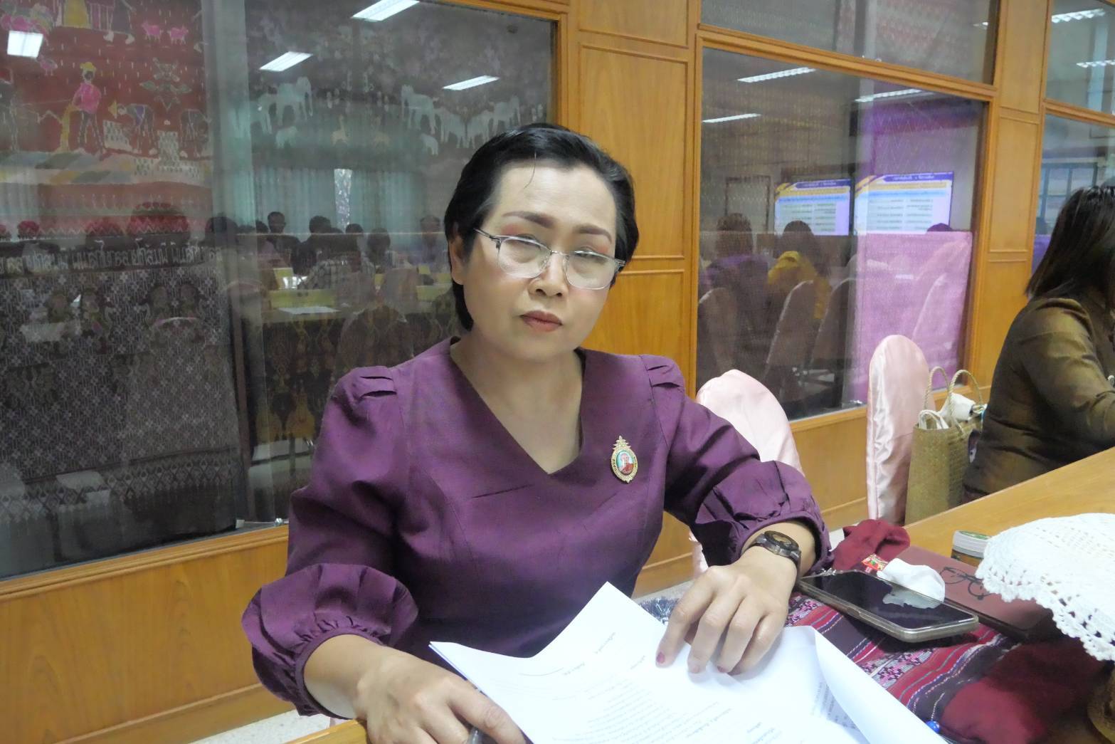 💠จังหวัดมหาสารคาม ประชุมคณะกรรมการจัดงานเส้นสายลายผ้า ในงานประเพณีบุญเบิกฟ้าและงานกาชาดจังหวัดมหาสารคาม 💠