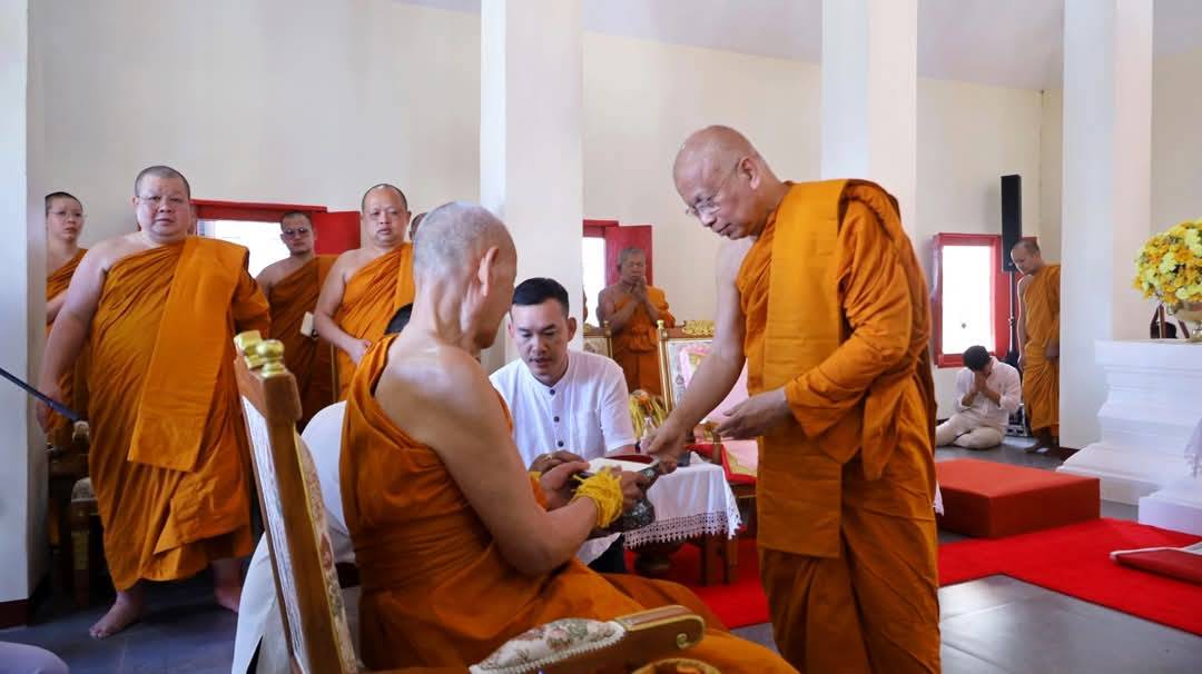 💠พช.มหาสารคามพิธียกฉัตรขึ้นกั้นถวายพระประธานประจำพระวิหาร วัดมหาชัย พระอารามหลวง จ.มหาสารคาม💠